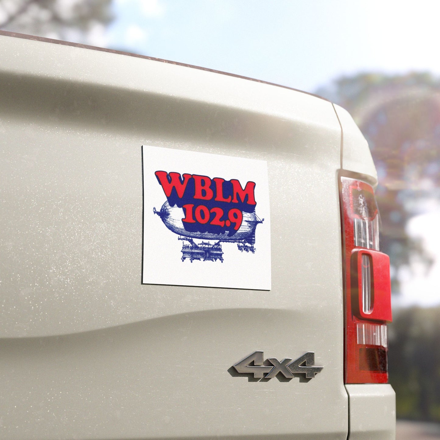 Retro Radio Station Car Magnets - WBLM 102.9
