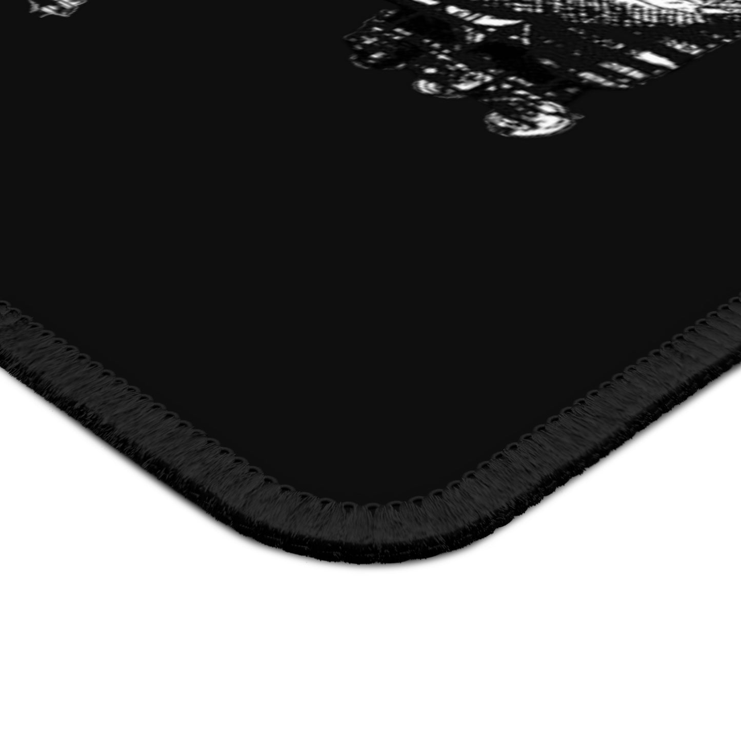 WBLM 102.9 Zeppelin Gaming Mouse Pad — Retro Radio Logo Desk Mat