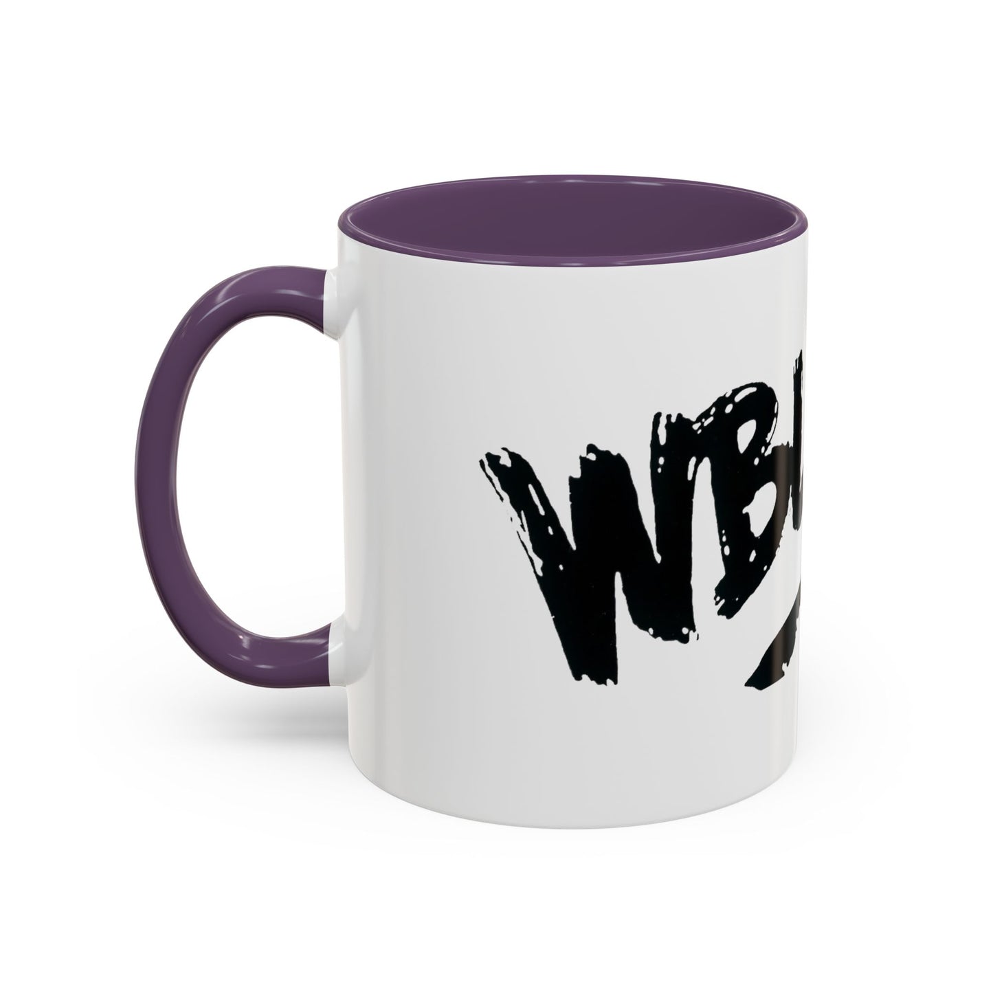 WBLM 102.9 Black Scrawl Logo Ceramic Coffee Mug
