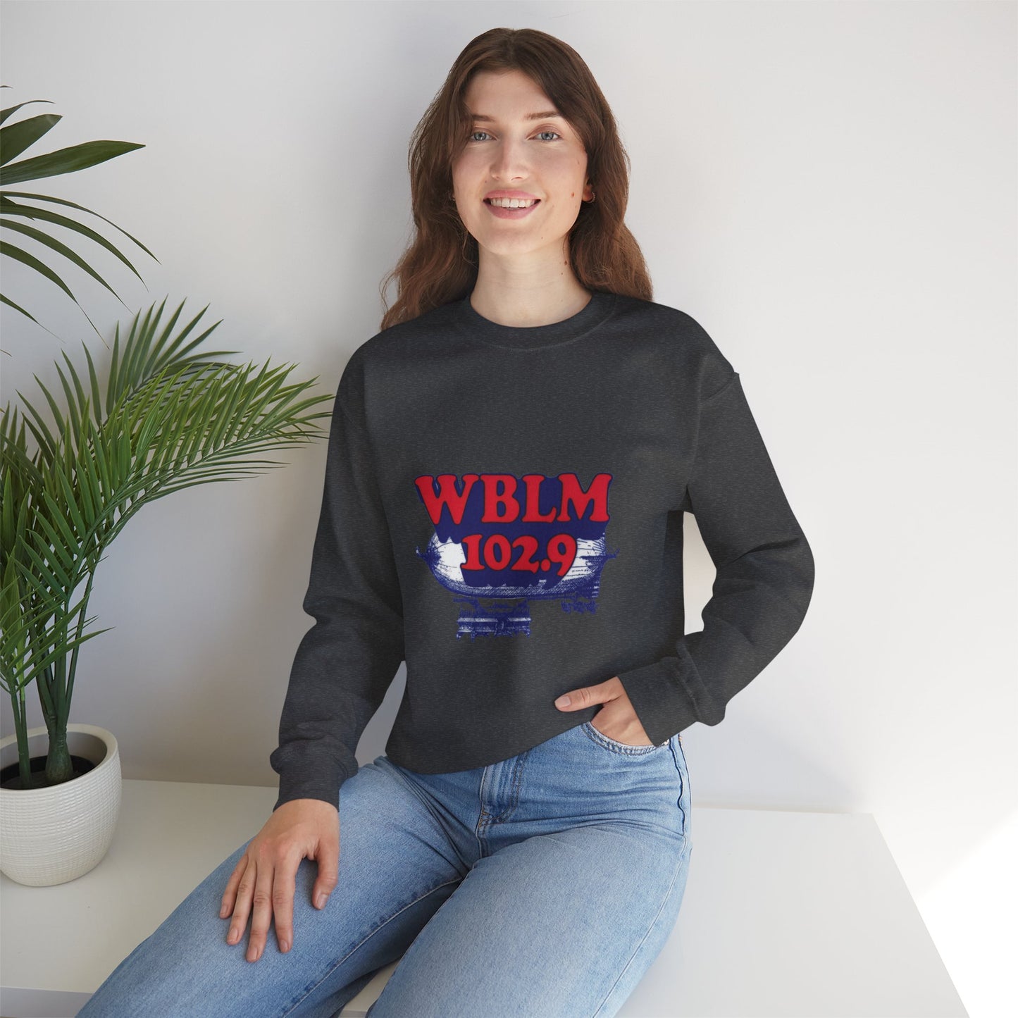 WBLM 102.9 Retro Radio Logo Sweatshirt
