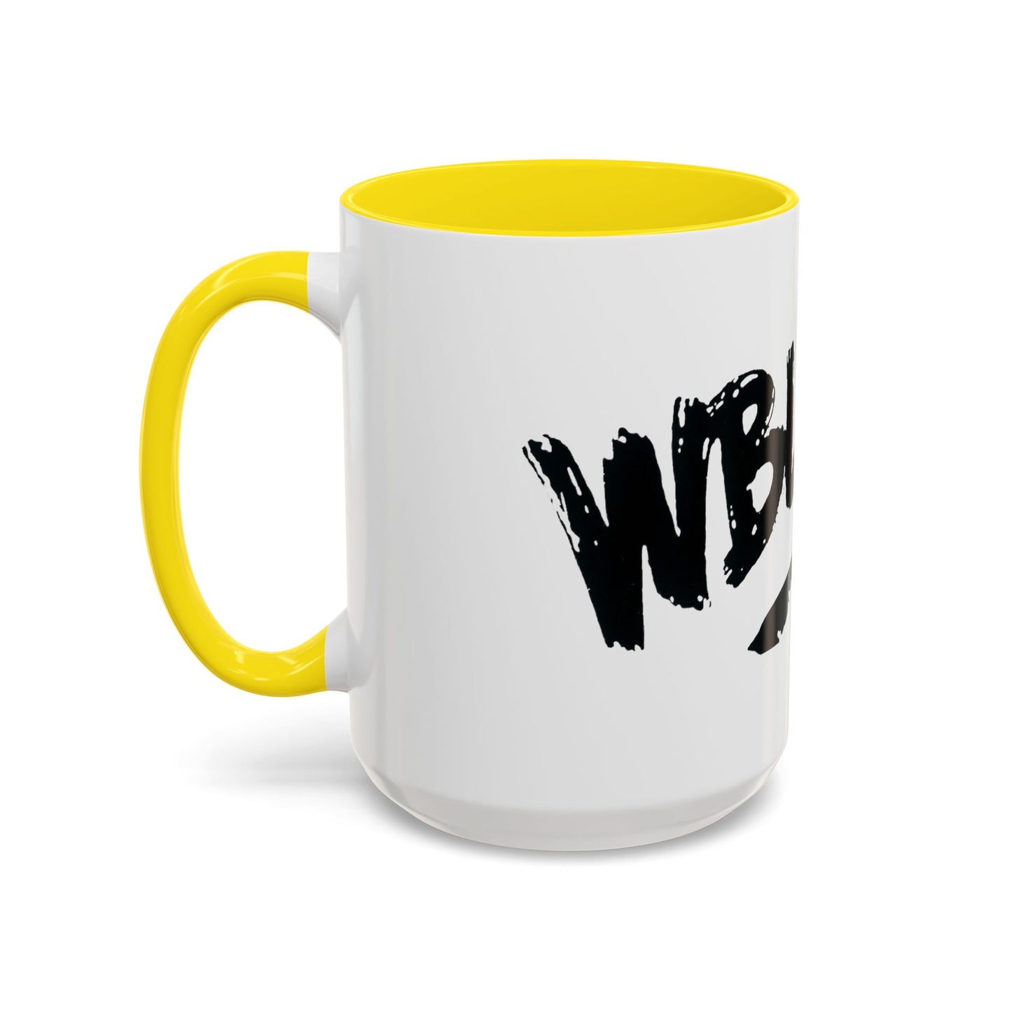 WBLM 102.9 Black Scrawl Logo Ceramic Coffee Mug
