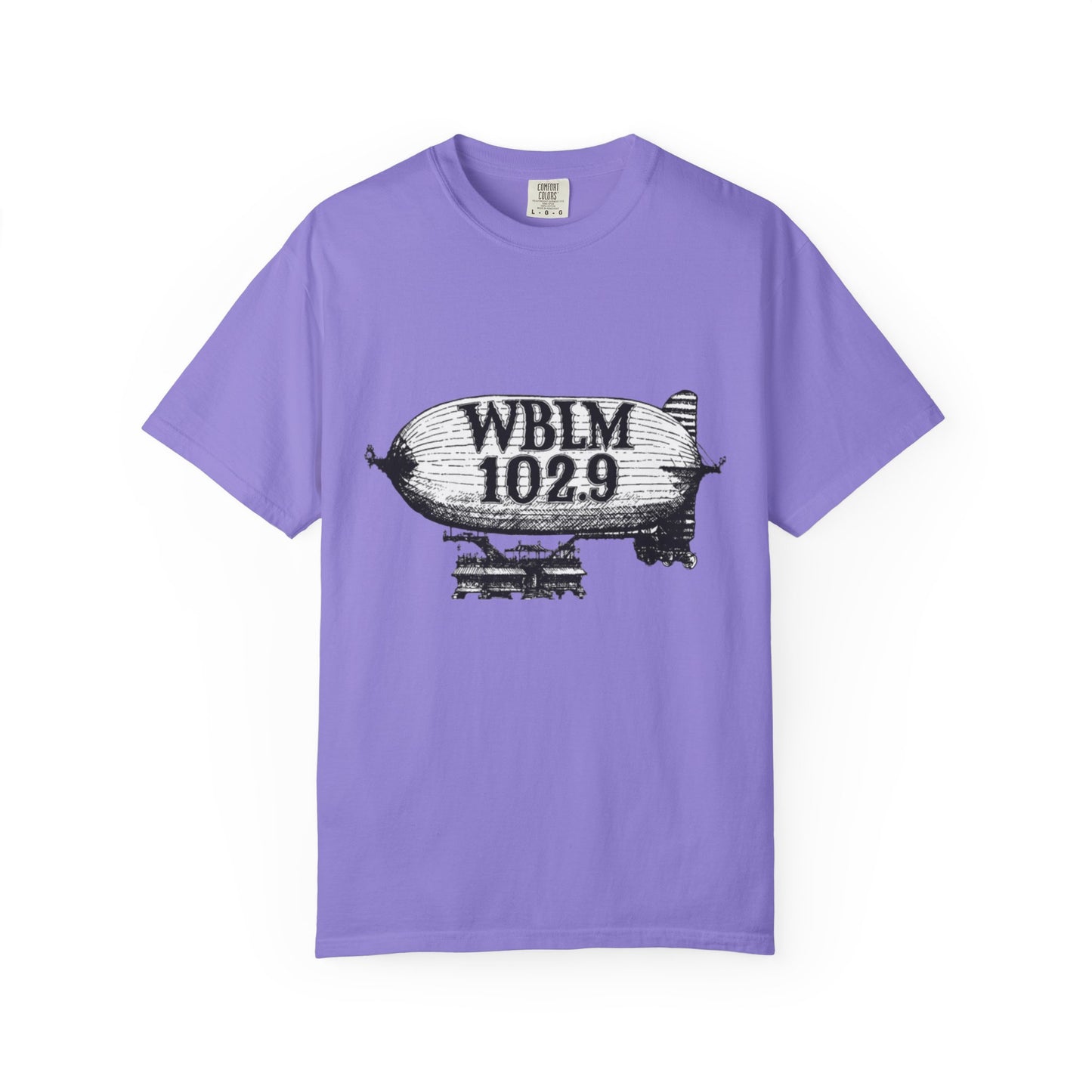 WBLM 102.9 Blimp T-Shirt — Vintage Radio Station Tee