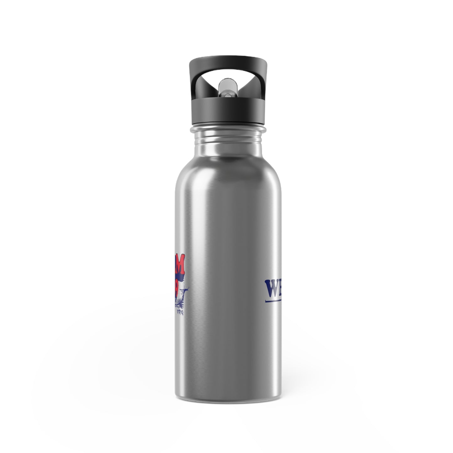 WBLM Stainless Steel Water Bottle With Straw, 20oz