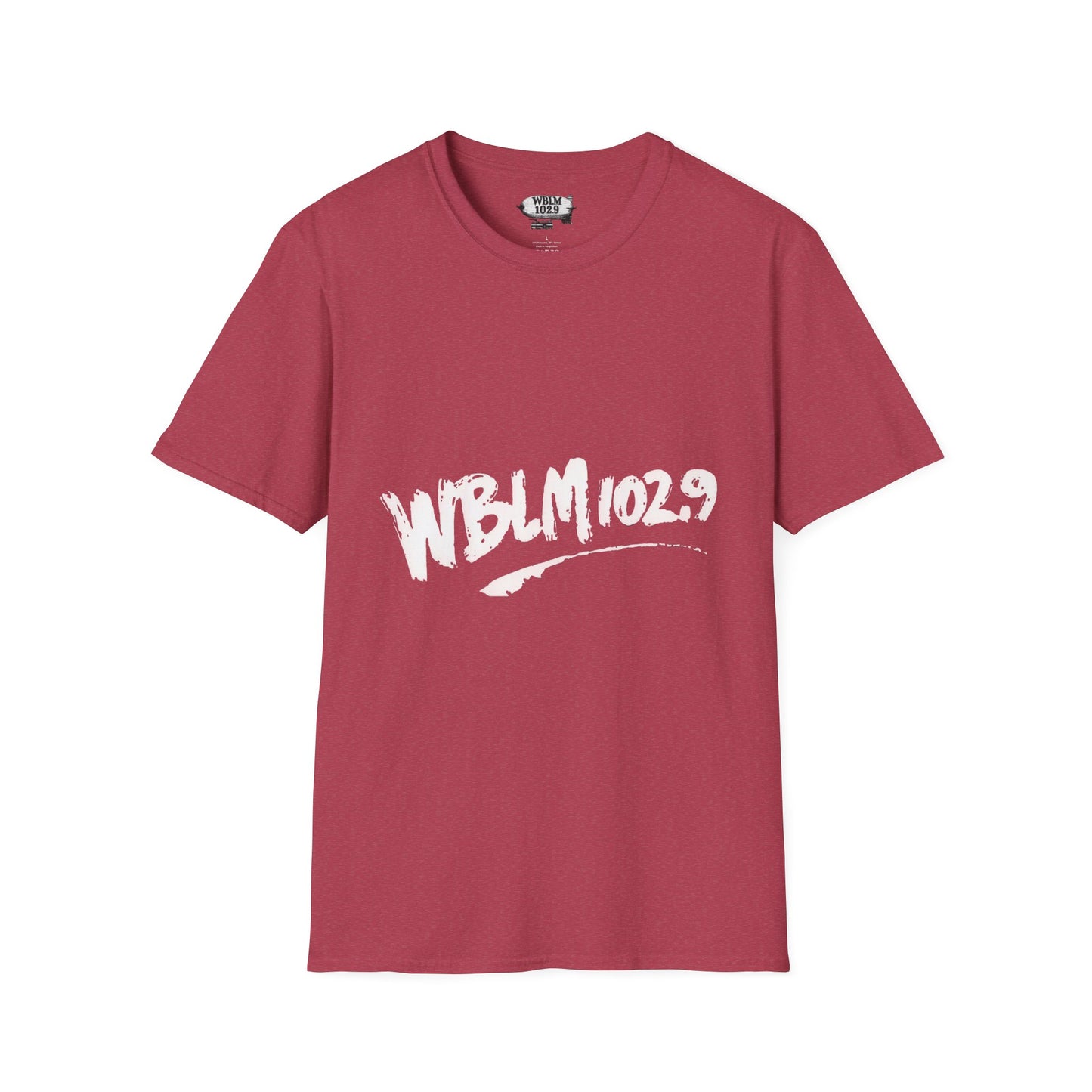 WBLM 102.9 Scrawled Logo Soft Heather Tee