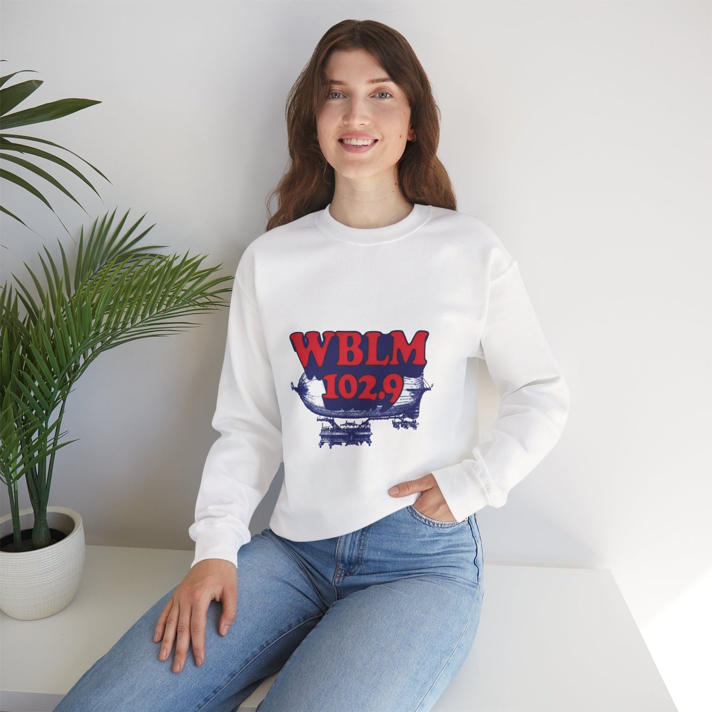 WBLM 102.9 Retro Radio Logo Sweatshirt