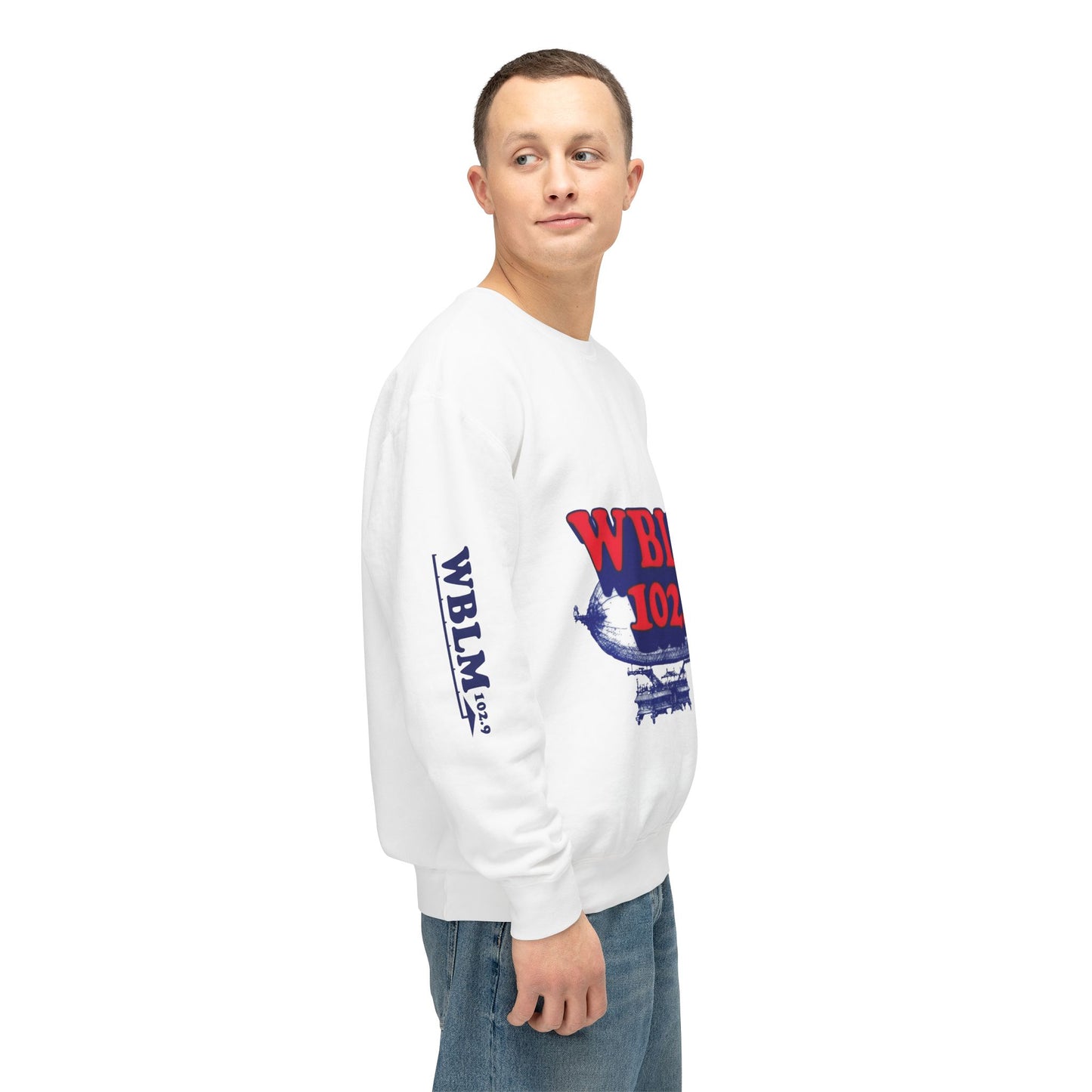 WBLM 102.9 Retro Logo Crewneck Sweatshirt