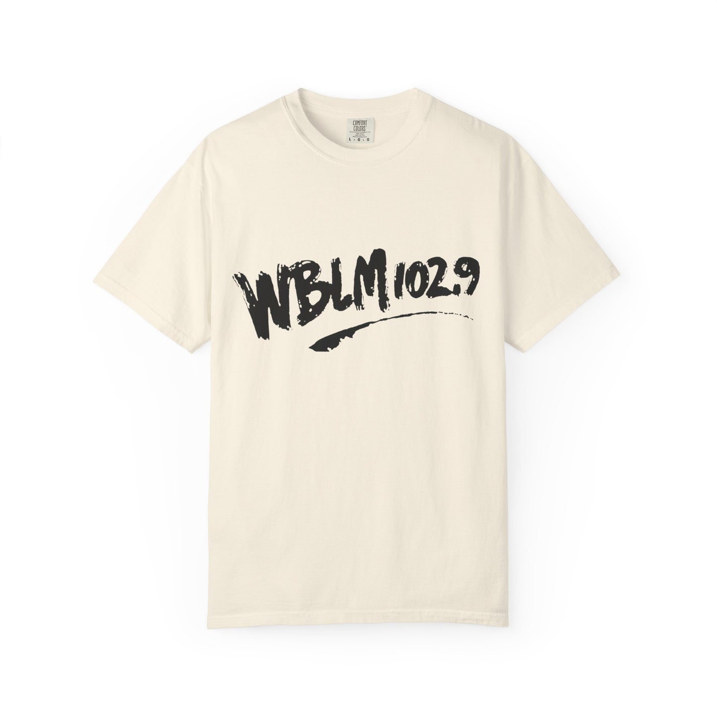 WBLM 102.9 Retro Scrawl Logo Soft Colors T-Shirt
