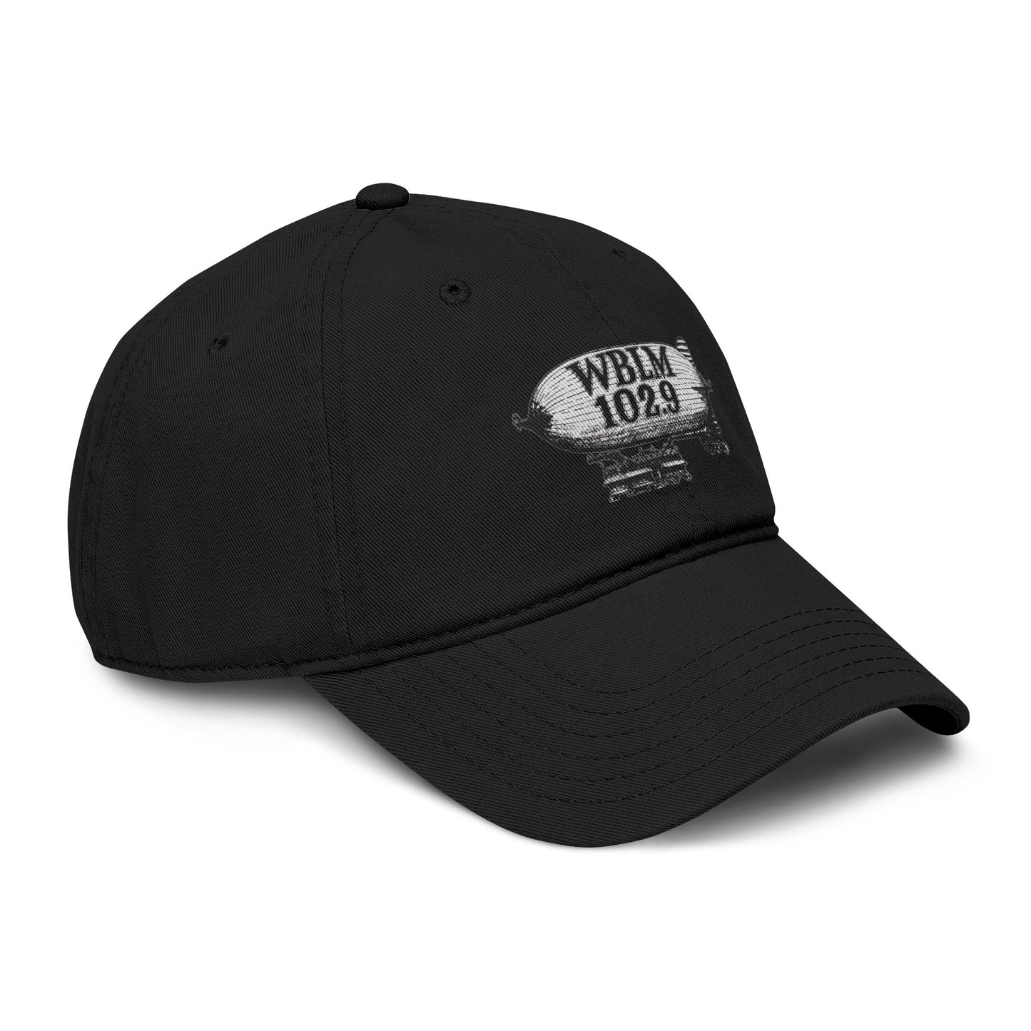 WBLM 102.9 Blimp Embroidered Baseball Cap — Vintage Radio Station Dad Hat