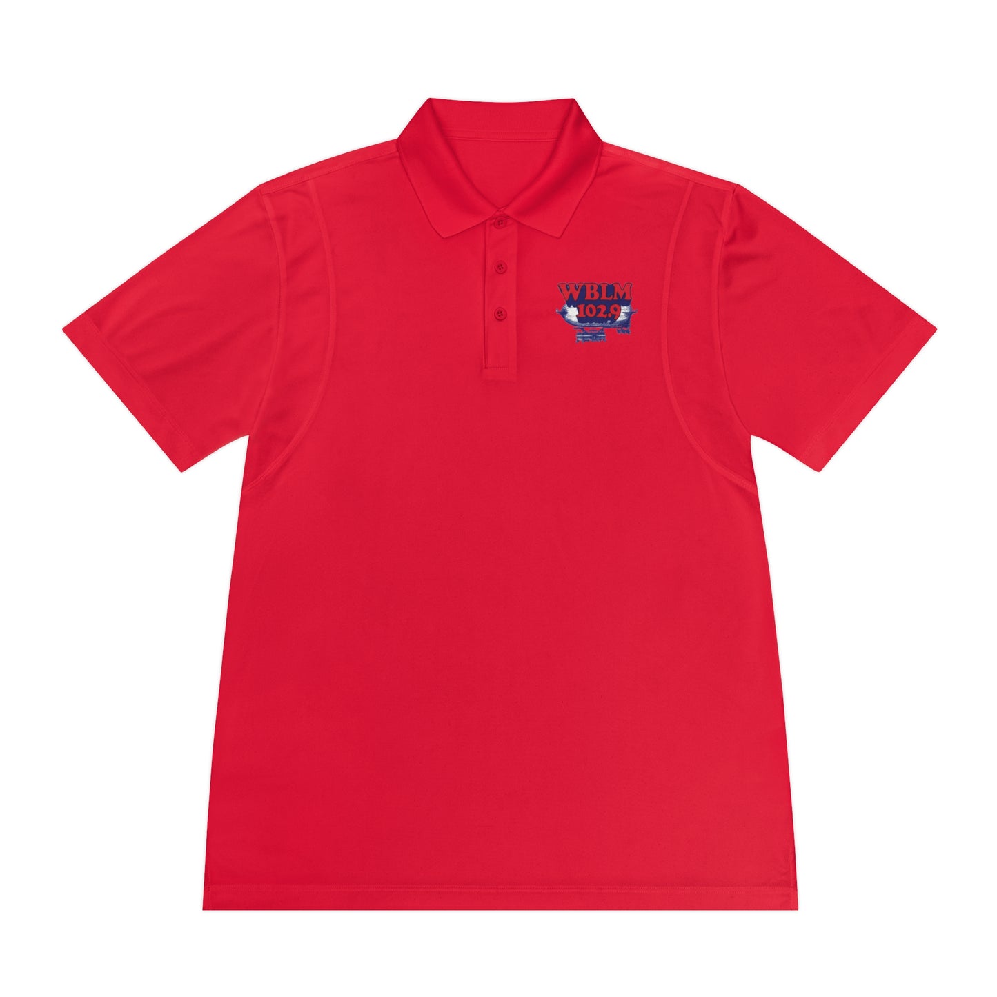 WBLM 102.9 Men's Sport Polo Shirt