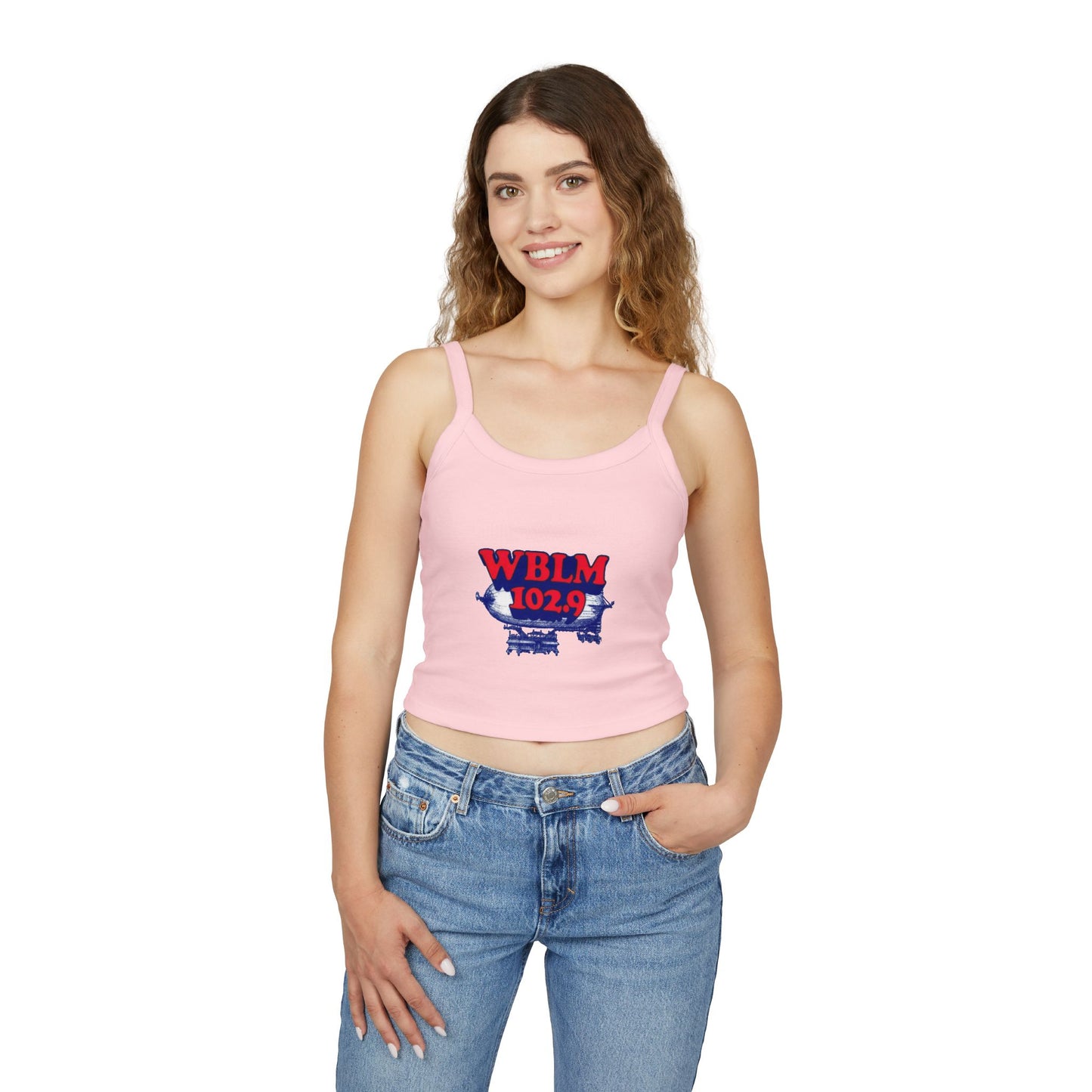 WBLM 102.9 Vintage Logo Crop Tank