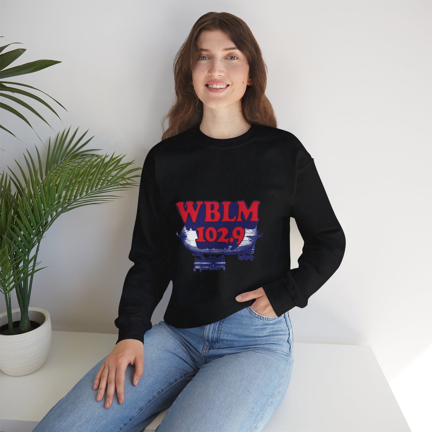 WBLM 102.9 Retro Radio Logo Sweatshirt