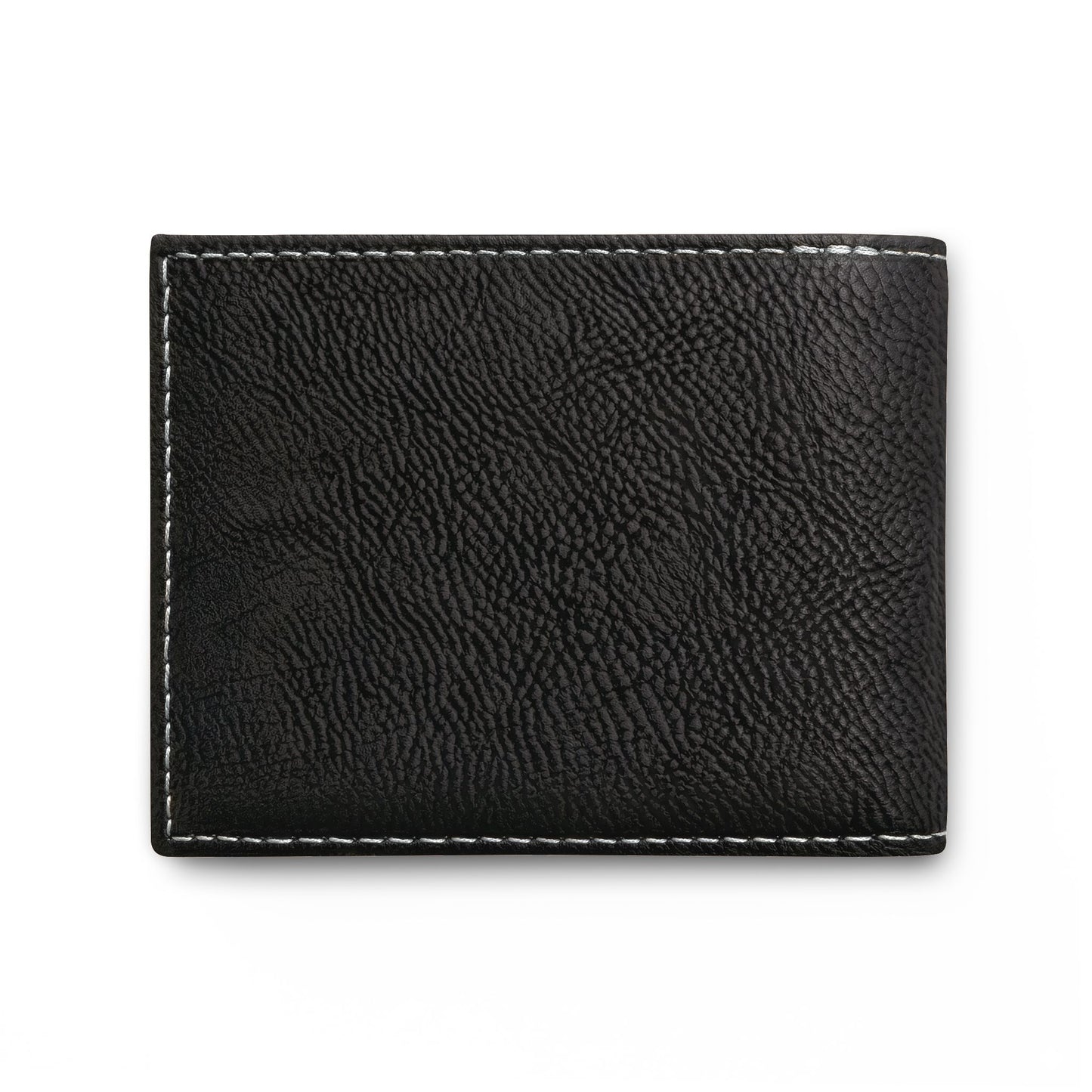 WBLM 102.9 Scrawl Logo Leather Bi-Fold Wallet