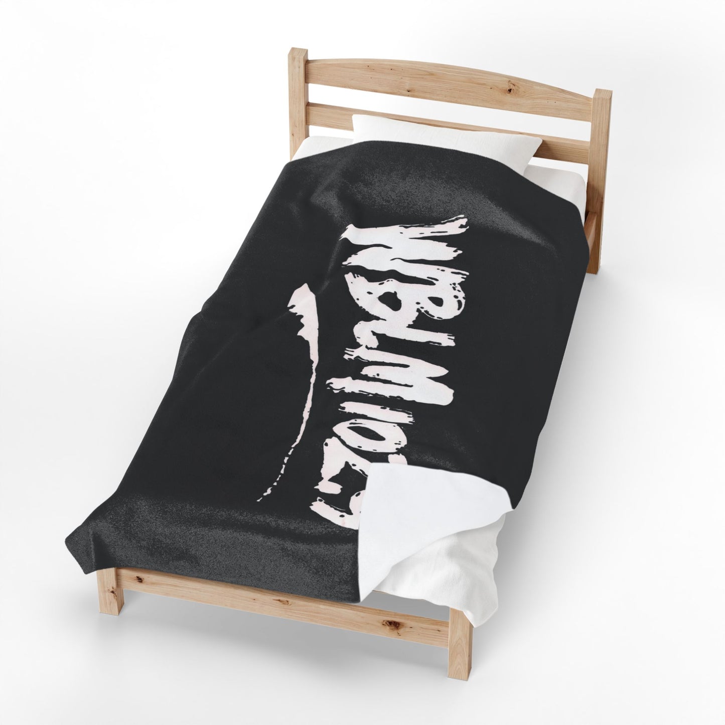 WBLM 102.9 Scrawl Logo Plush Blanket