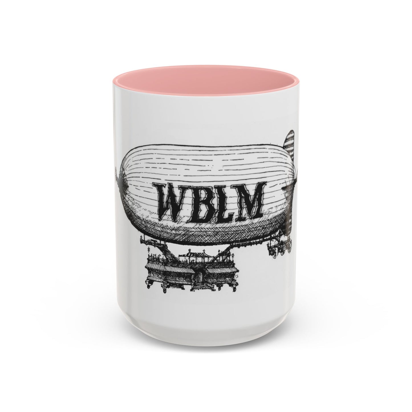 WBLM Zeppelin Vintage Airship Coffee Mug — Retro Blimp Design (11/15oz)