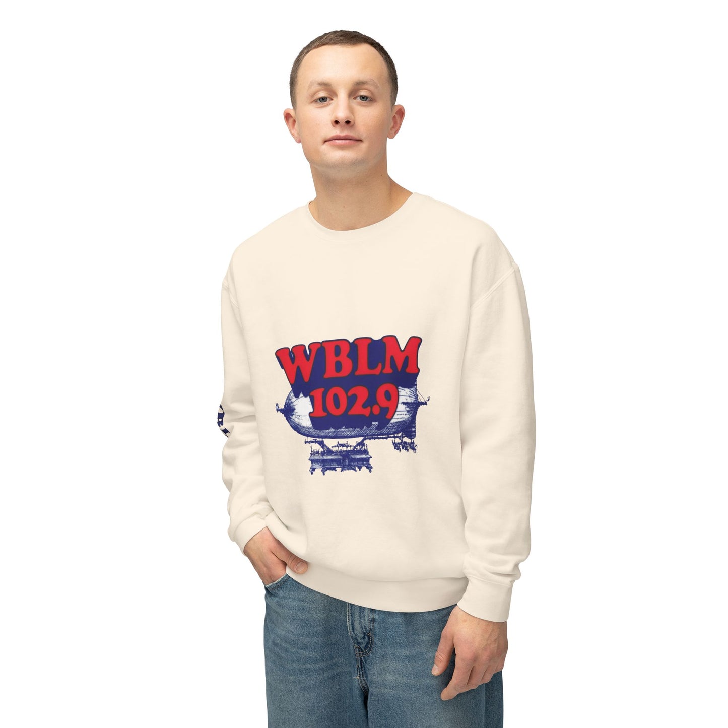 WBLM 102.9 Retro Logo Crewneck Sweatshirt