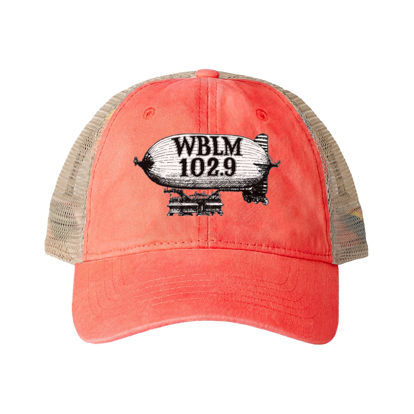 WBLM Blimp Women's Washed Mesh-Back Cap