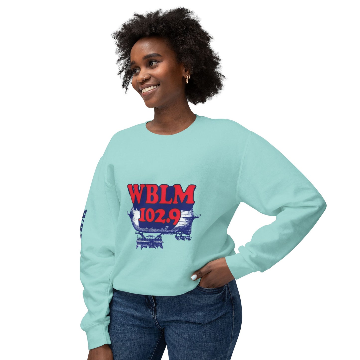 WBLM 102.9 Retro Logo Crewneck Sweatshirt