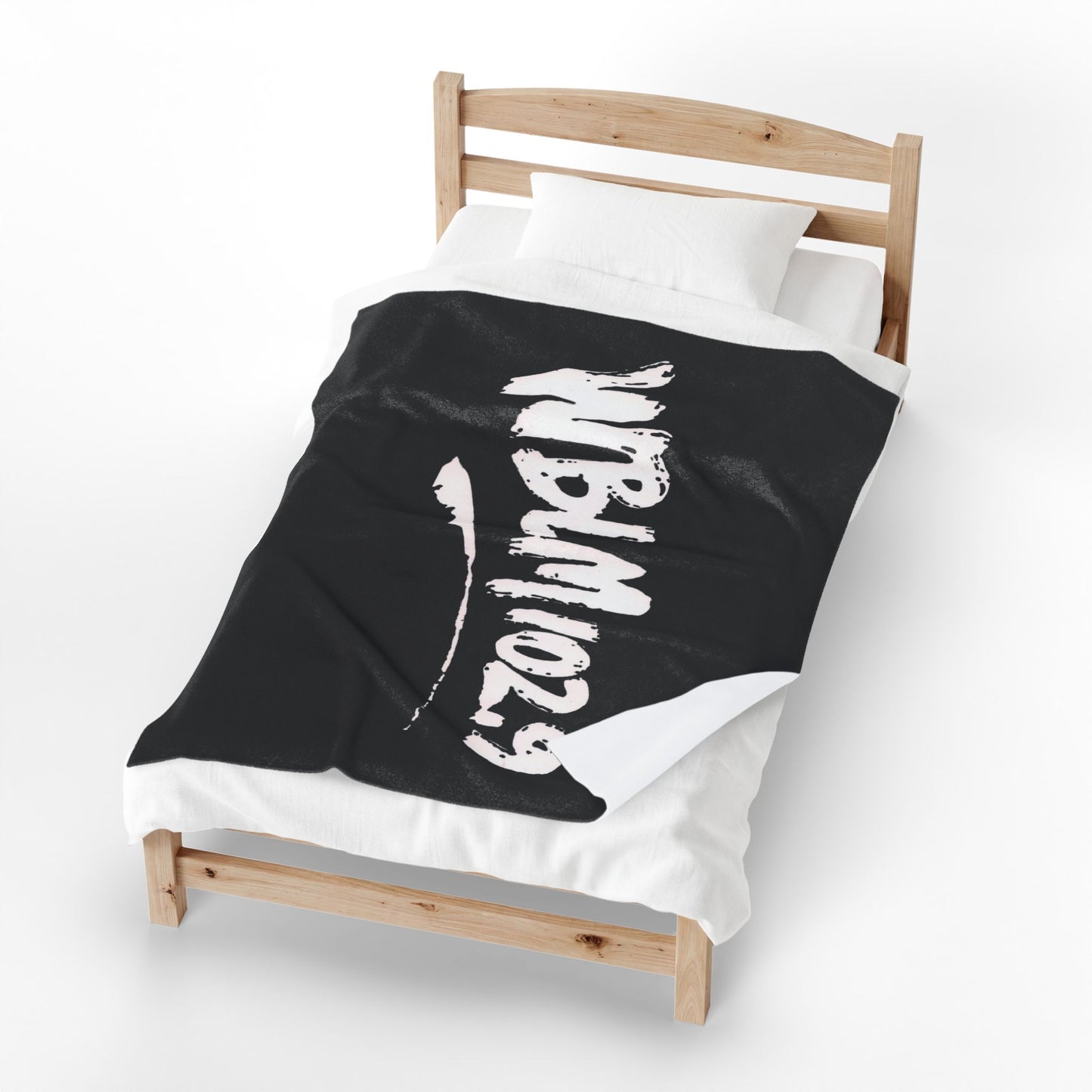 WBLM 102.9 Scrawl Logo Plush Blanket