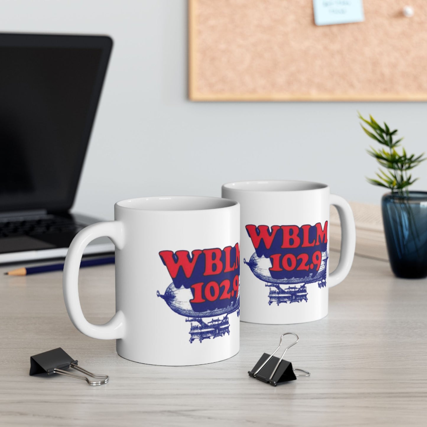 WBLM 102.9 Radio Station Logo Ceramic Mug
