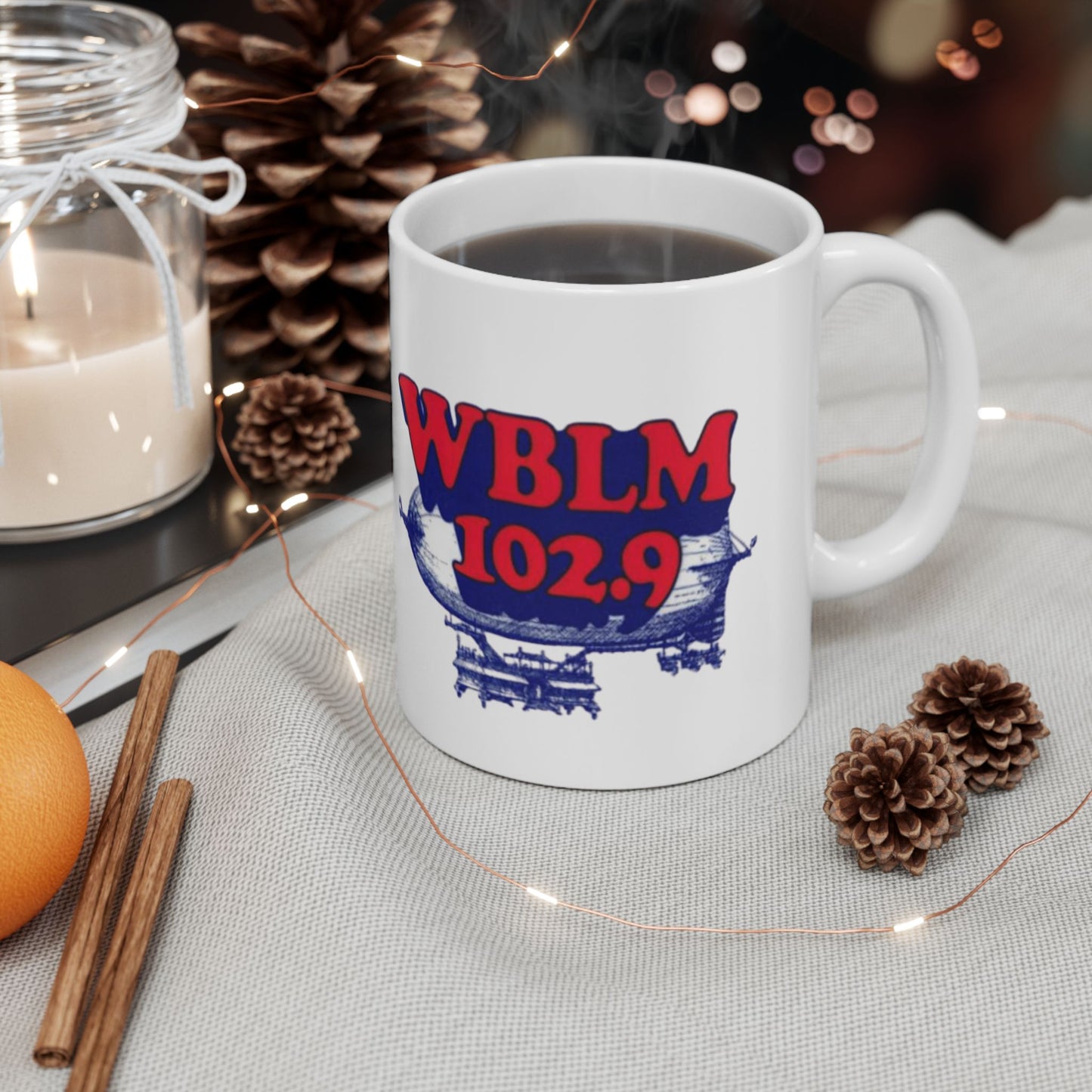 WBLM 102.9 Radio Station Logo Ceramic Mug