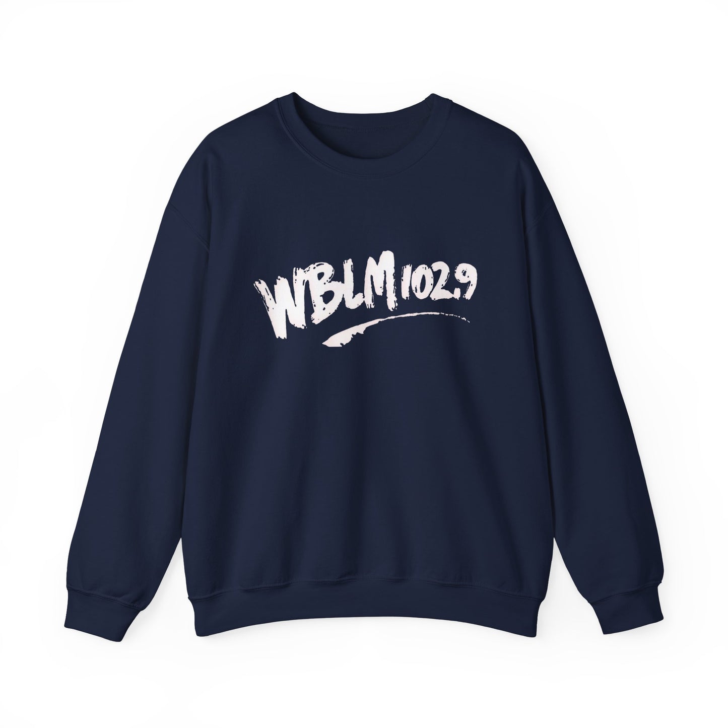 WBLM 102.9 Scrawl Logo Crewneck Sweatshirt