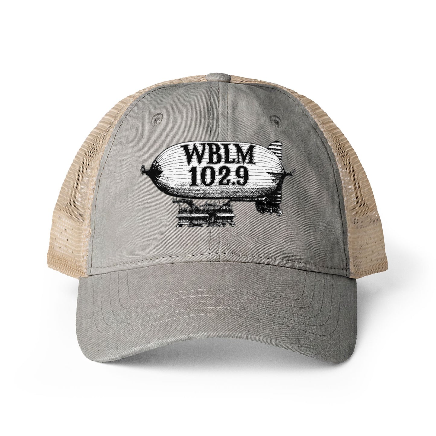 WBLM Blimp Women's Washed Mesh-Back Cap
