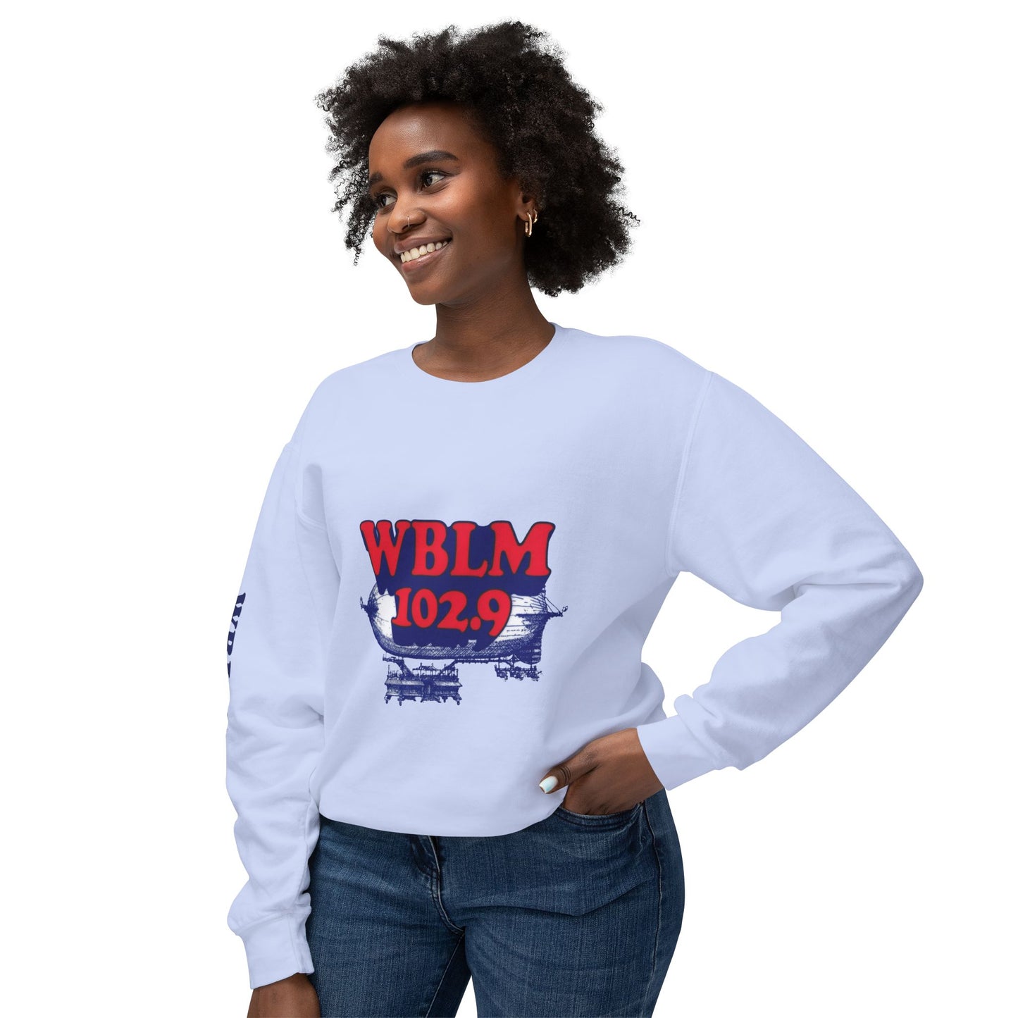 WBLM 102.9 Retro Logo Crewneck Sweatshirt