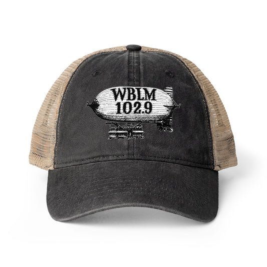 WBLM Blimp Women's Washed Mesh-Back Cap
