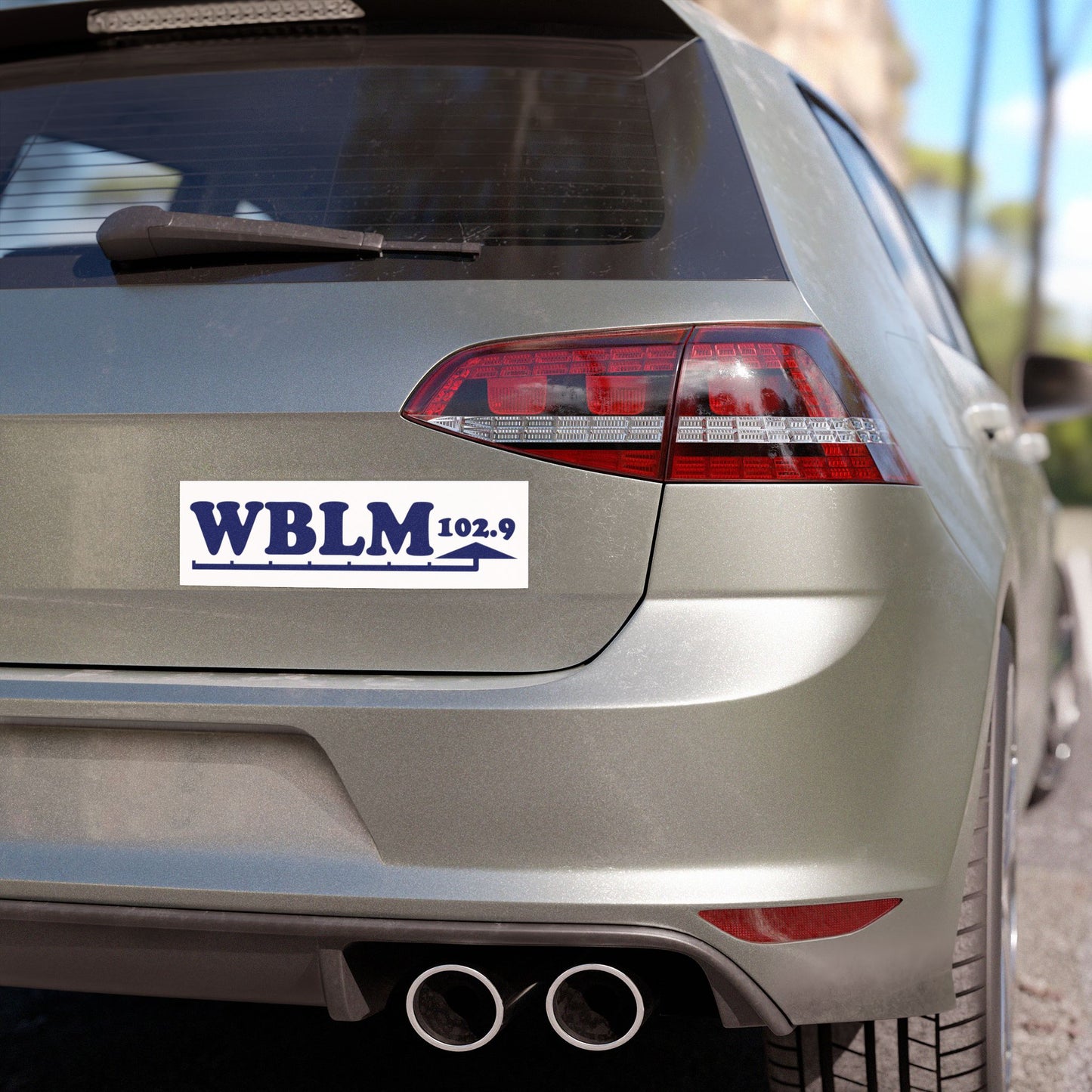 WBLM 102.9 Car Magnet - Radio Station Decor for Car Enthusiasts