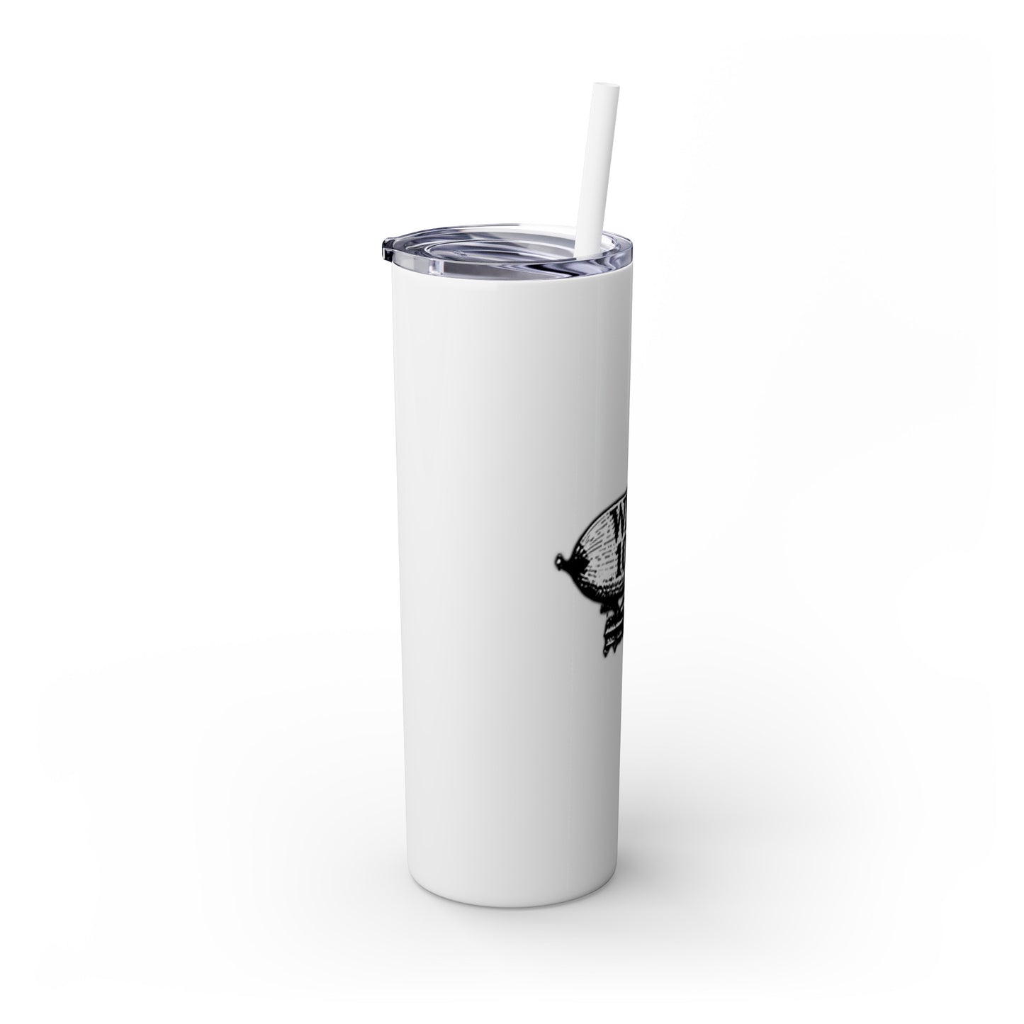 Skinny Tumbler with Straw, 20oz