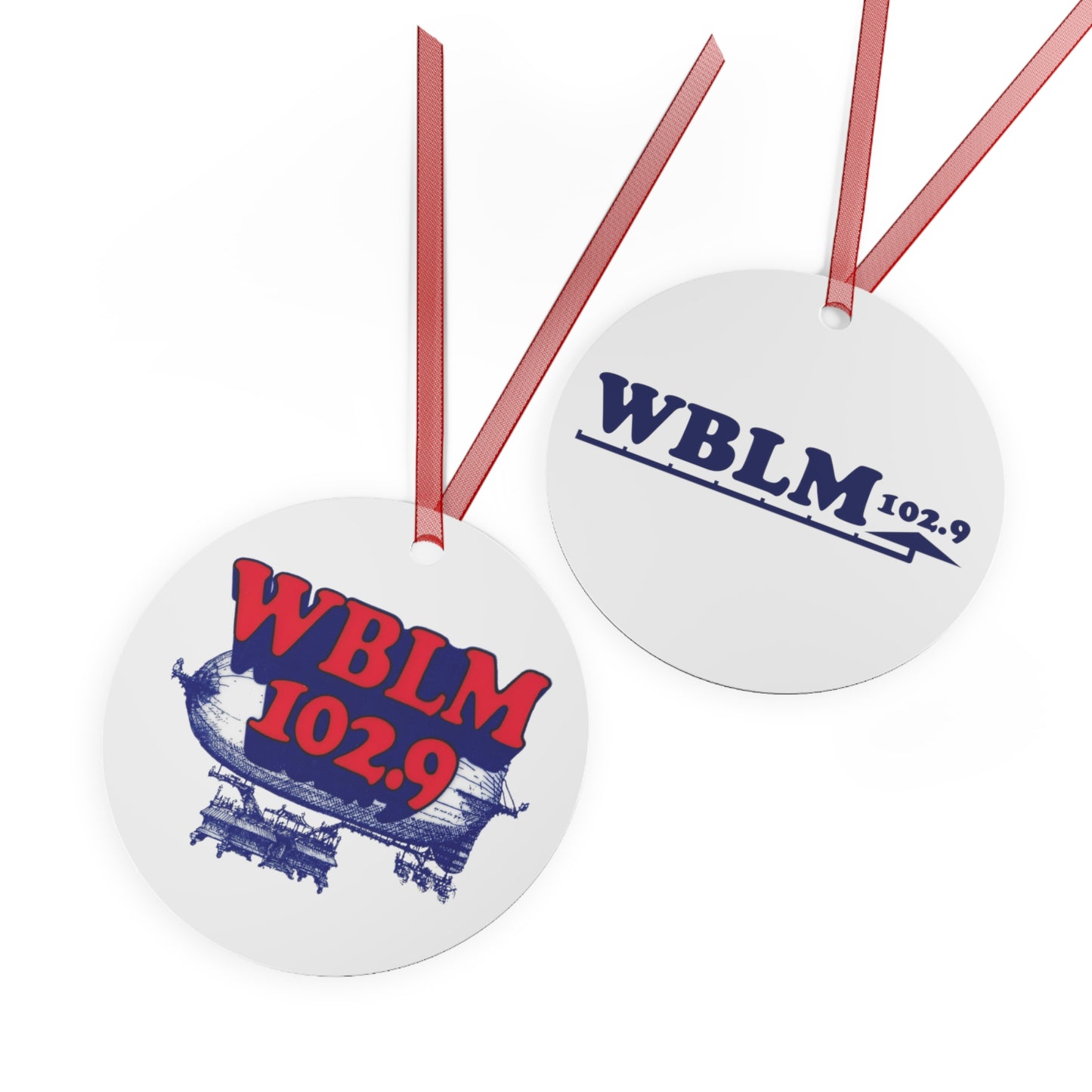 WBLM 102.9 Metal Ornaments - Classy Year Round