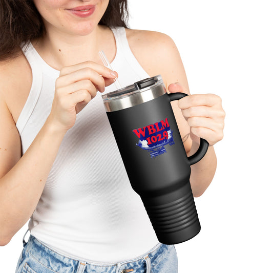 WBLM 102.9 Logo 40oz Insulated Tumbler Travel Mug