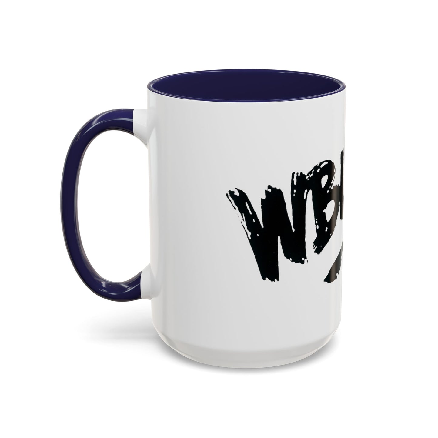 WBLM 102.9 Black Scrawl Logo Ceramic Coffee Mug