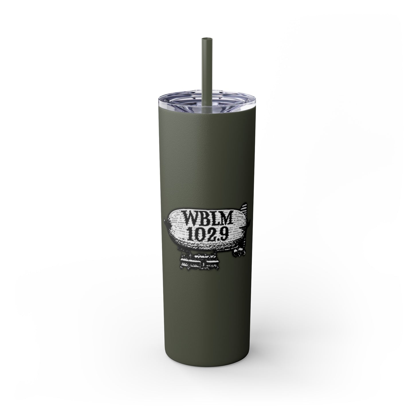 Skinny Tumbler with Straw, 20oz