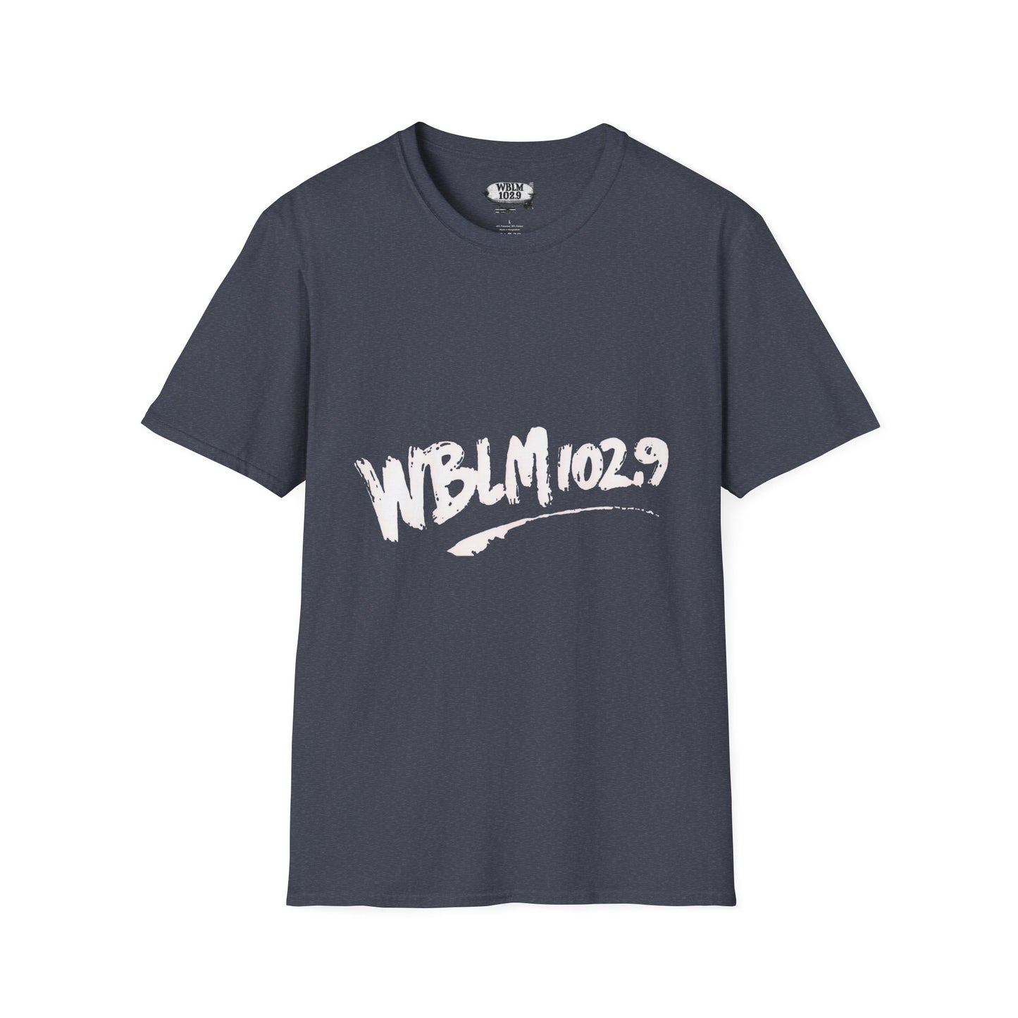 WBLM 102.9 Scrawled Logo Soft Heather Tee