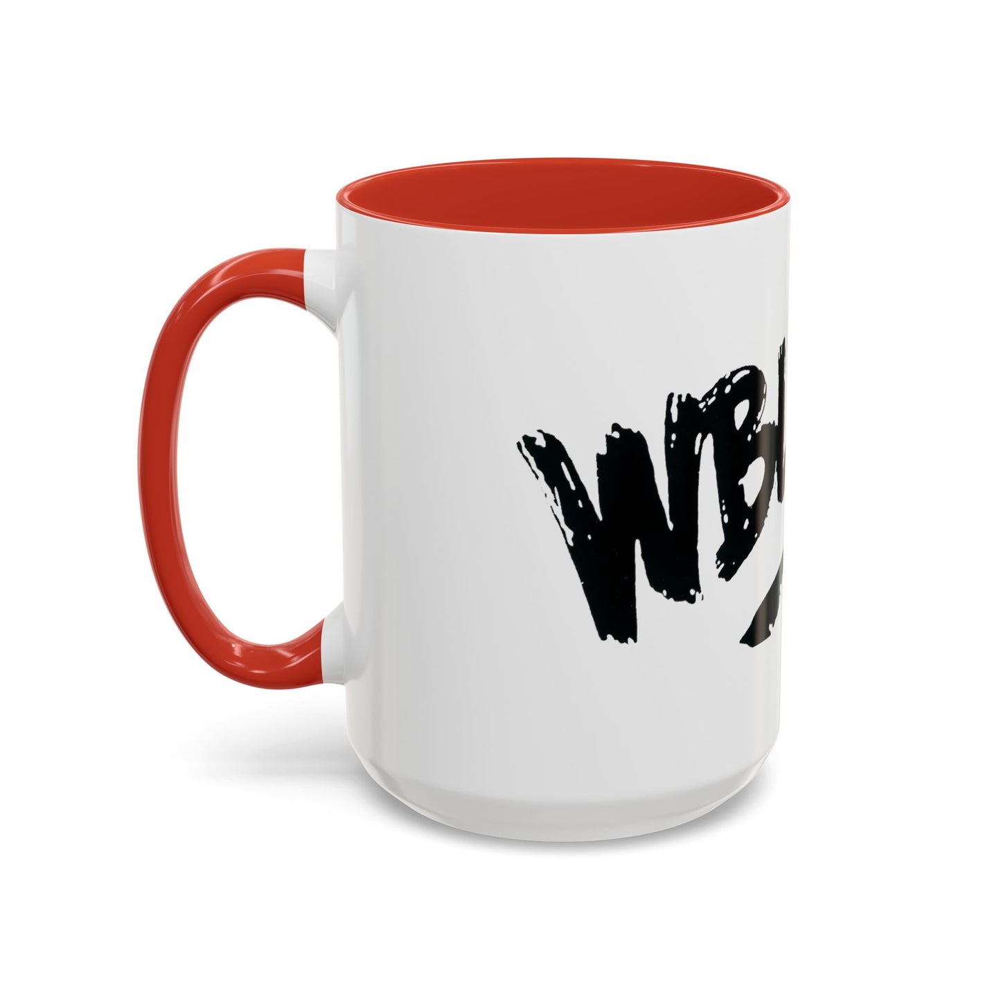 WBLM 102.9 Black Scrawl Logo Ceramic Coffee Mug