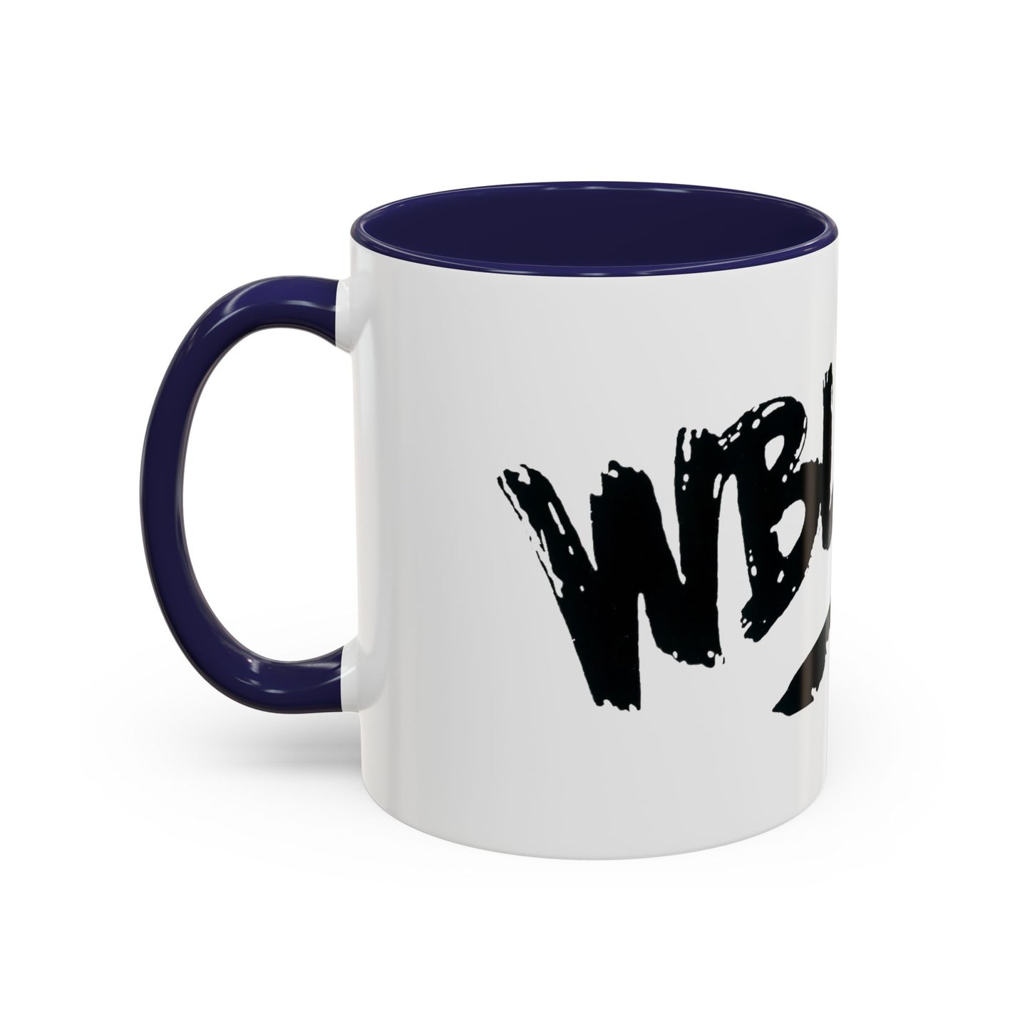 WBLM 102.9 Black Scrawl Logo Ceramic Coffee Mug