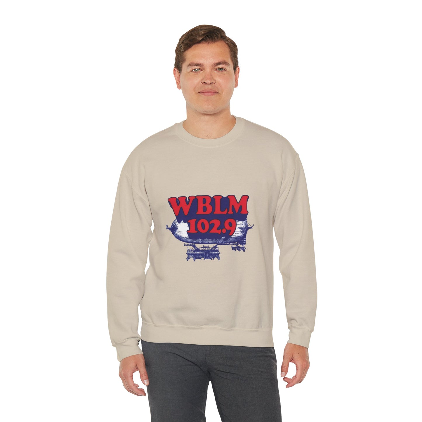 WBLM 102.9 Retro Radio Logo Sweatshirt