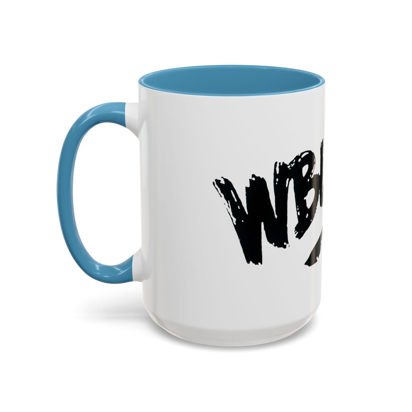 WBLM 102.9 Black Scrawl Logo Ceramic Coffee Mug