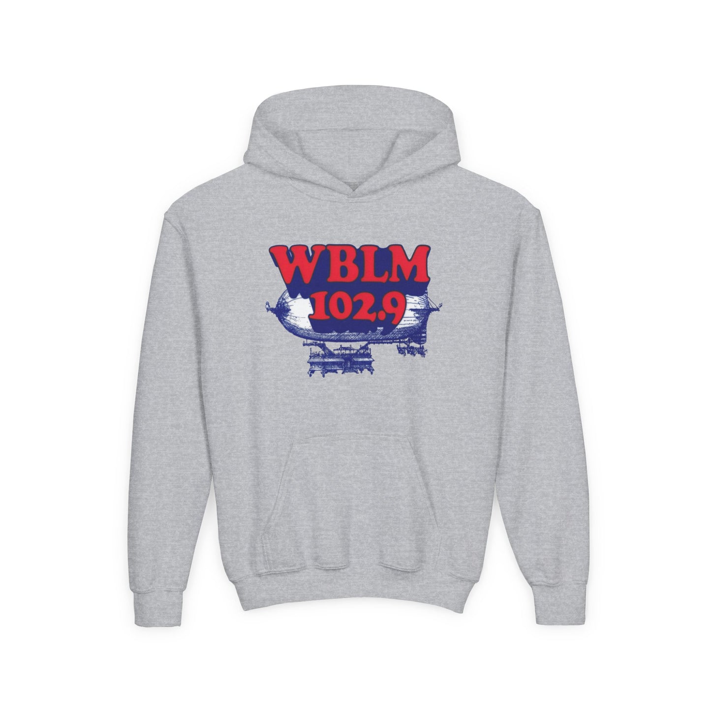 WBLM 102.9 Youth Hoodie — Classic Radio Station Logo Pullover