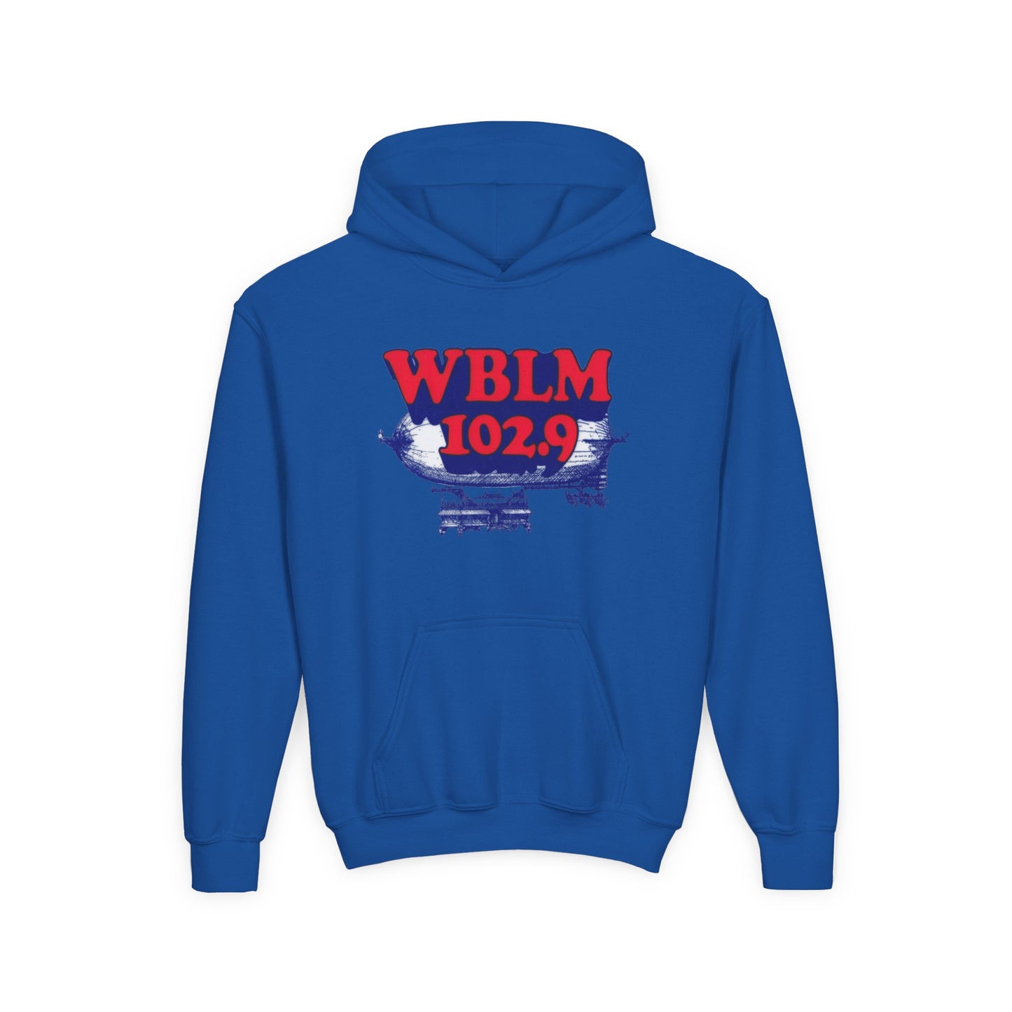 WBLM 102.9 Youth Hoodie — Classic Radio Station Logo Pullover