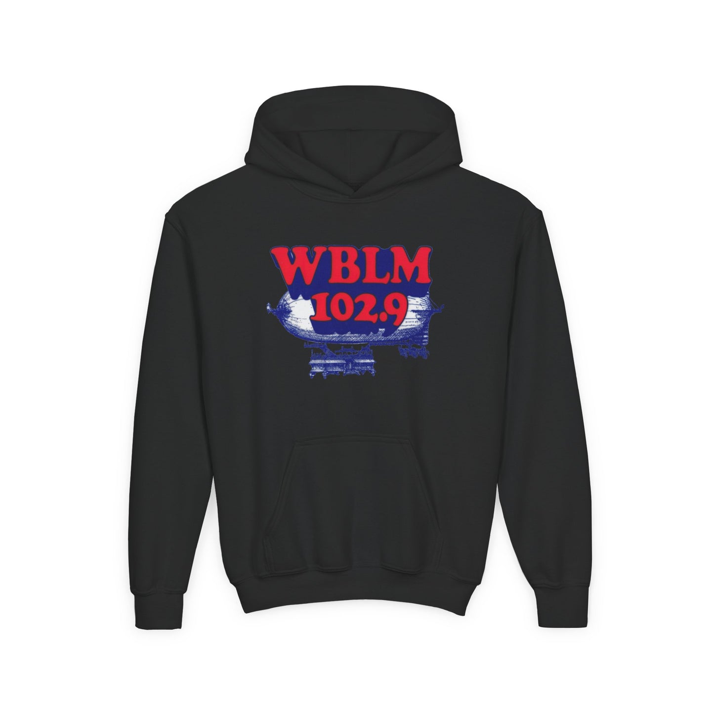 WBLM 102.9 Youth Hoodie — Classic Radio Station Logo Pullover