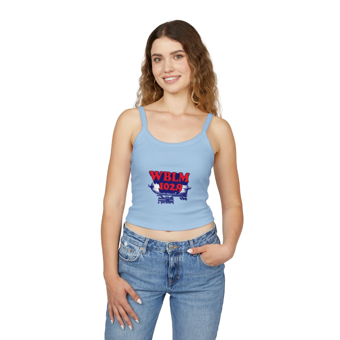 WBLM 102.9 Vintage Logo Crop Tank