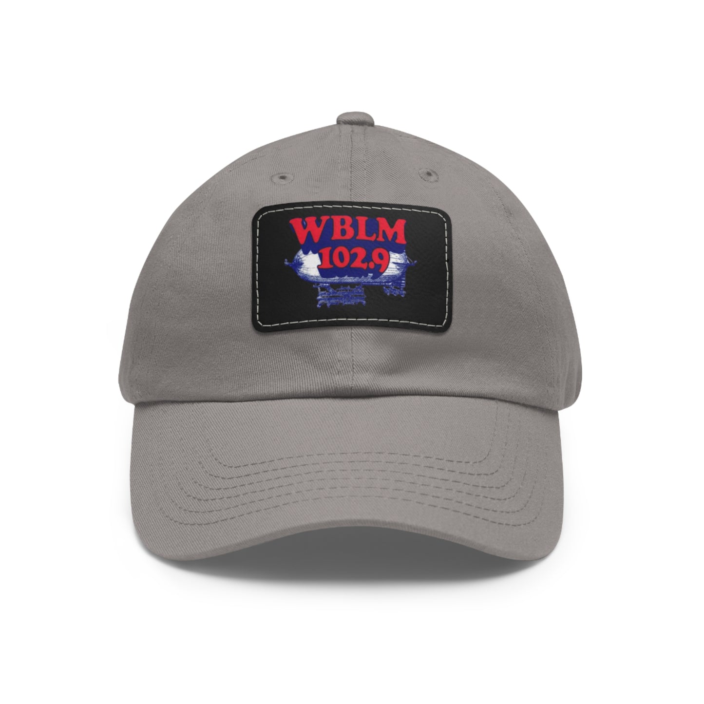 Dad Hat with WBLM Logo Leather Patch