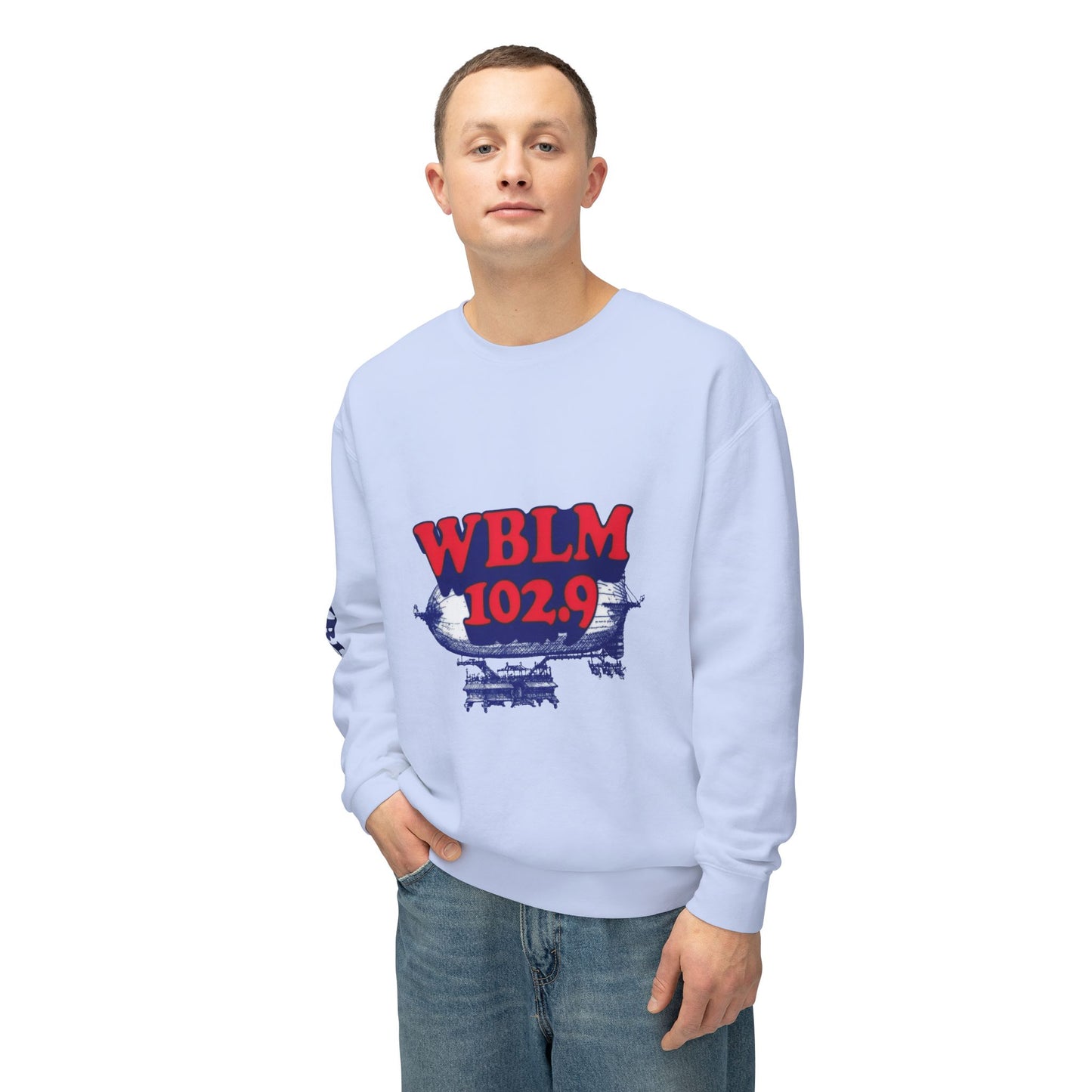 WBLM 102.9 Retro Logo Crewneck Sweatshirt