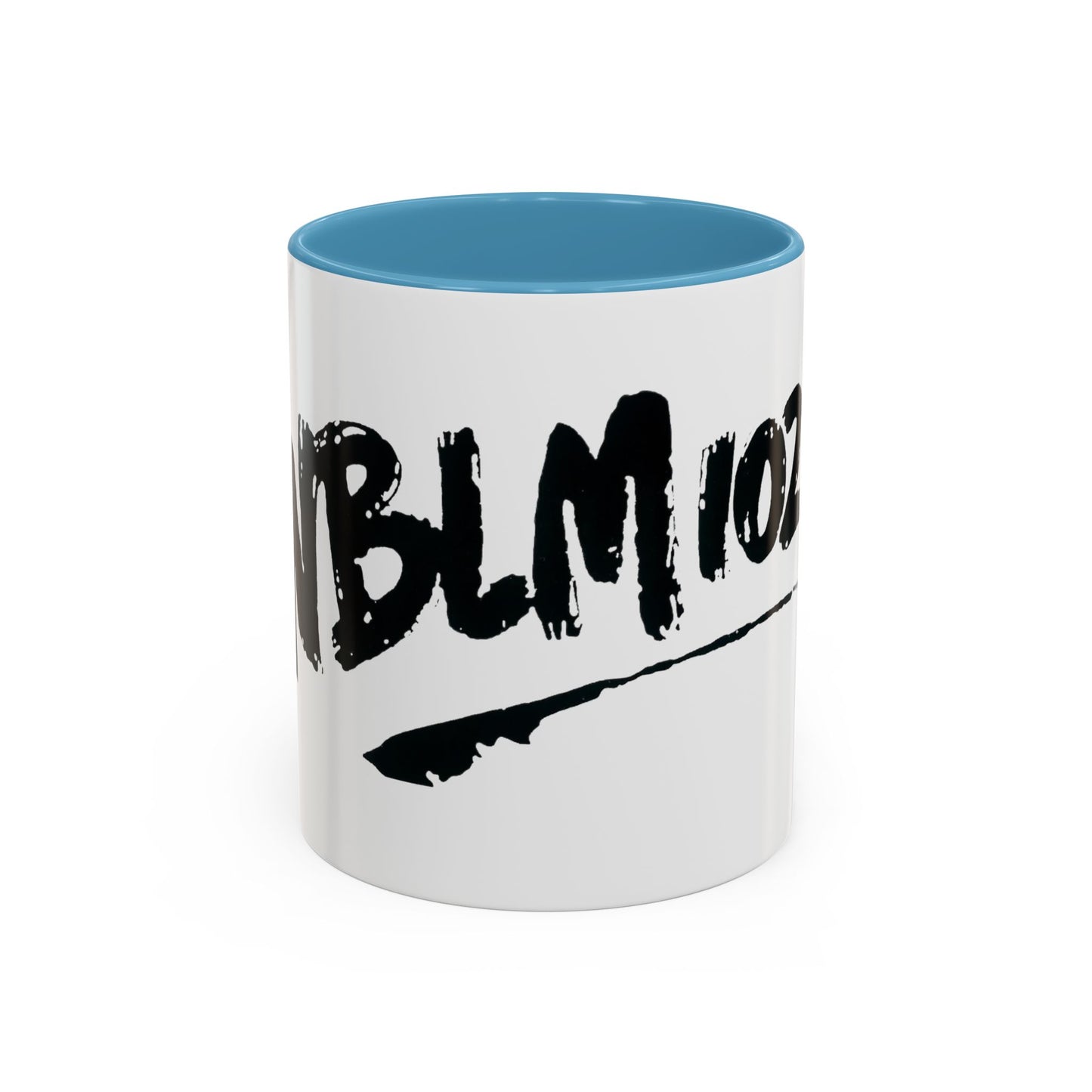 WBLM 102.9 Black Scrawl Logo Ceramic Coffee Mug