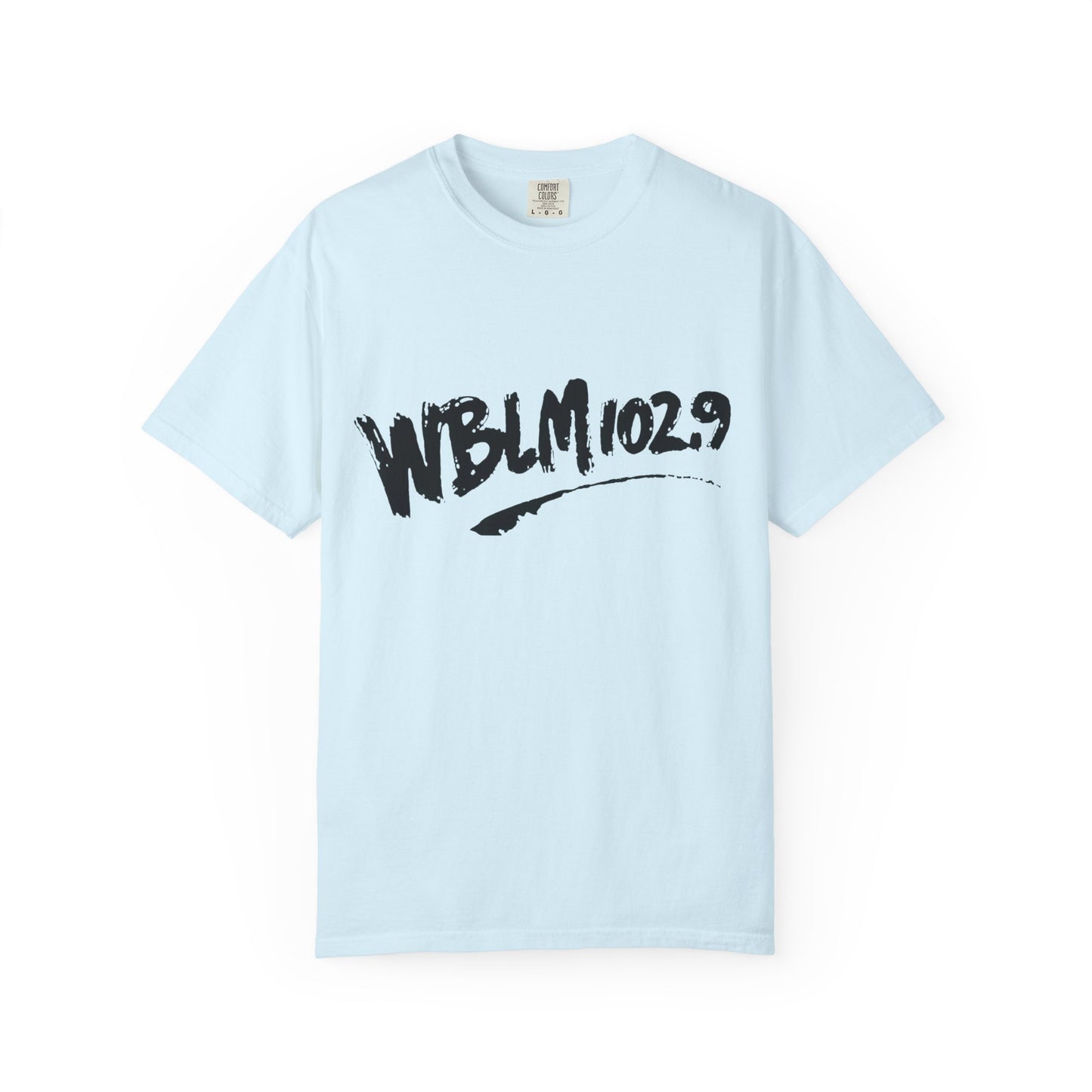 WBLM 102.9 Retro Scrawl Logo Soft Colors T-Shirt