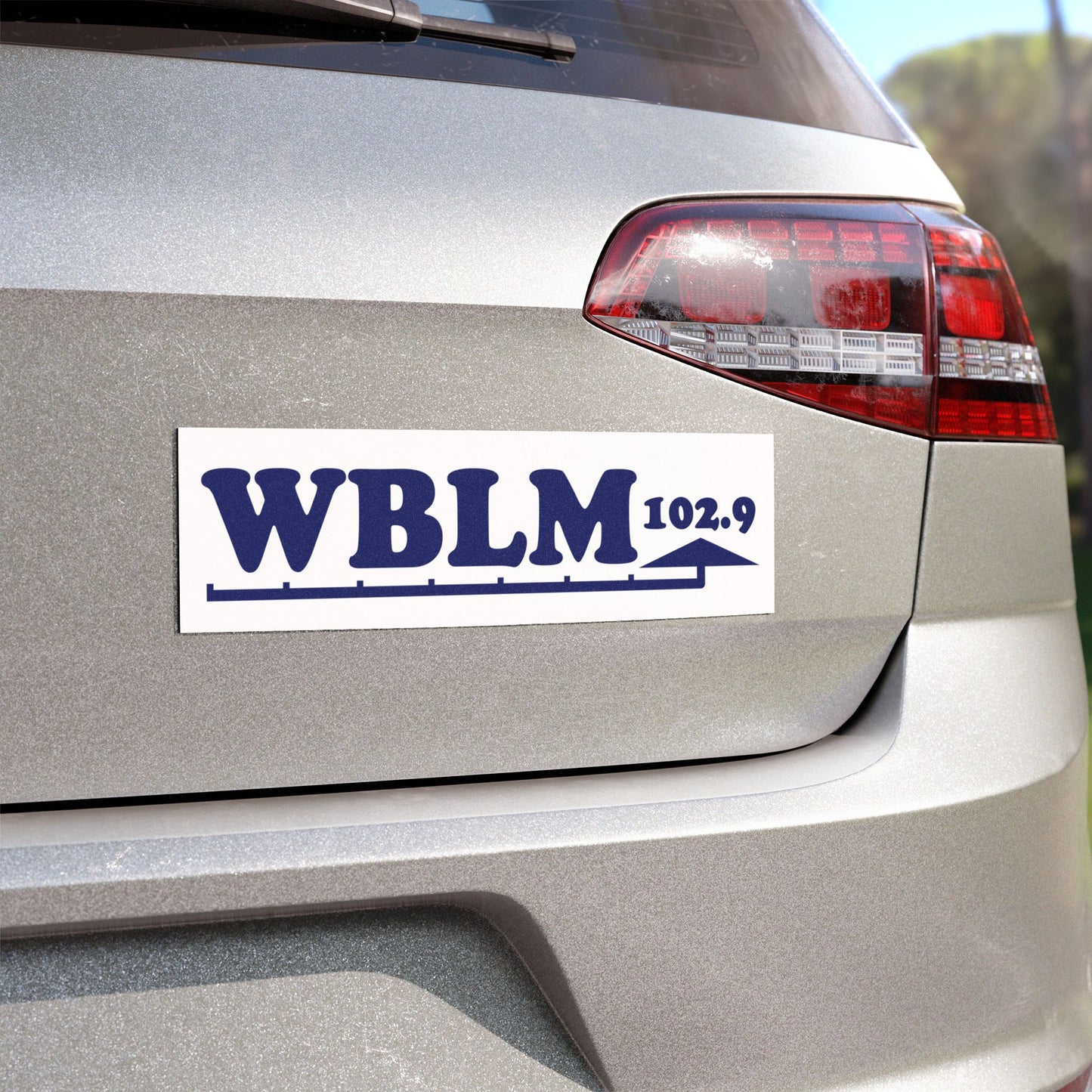 WBLM 102.9 Car Magnet - Radio Station Decor for Car Enthusiasts