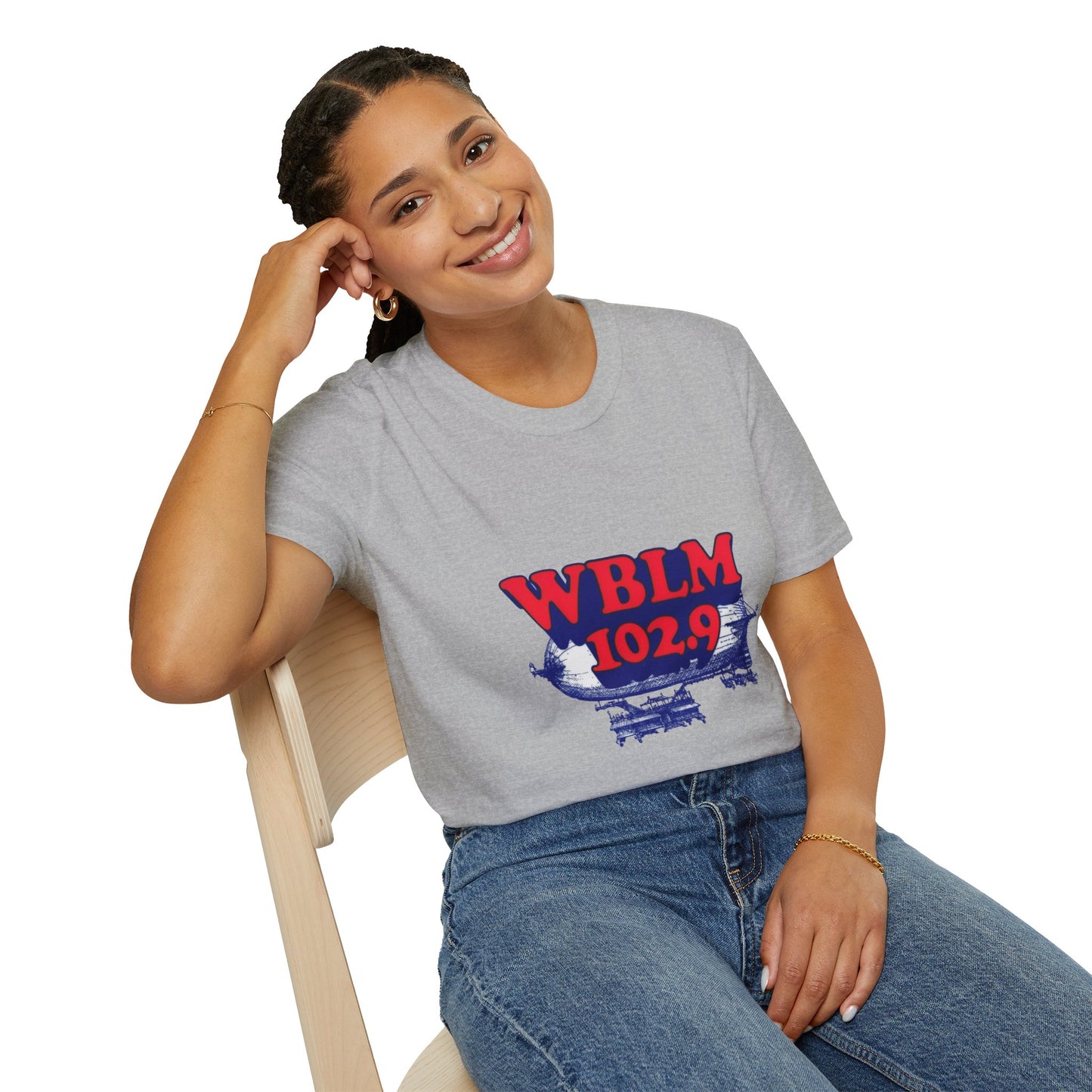 WBLM 102.9 Retro Radio Logo T-Shirt