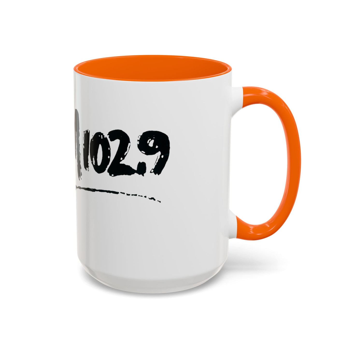 WBLM 102.9 Black Scrawl Logo Ceramic Coffee Mug